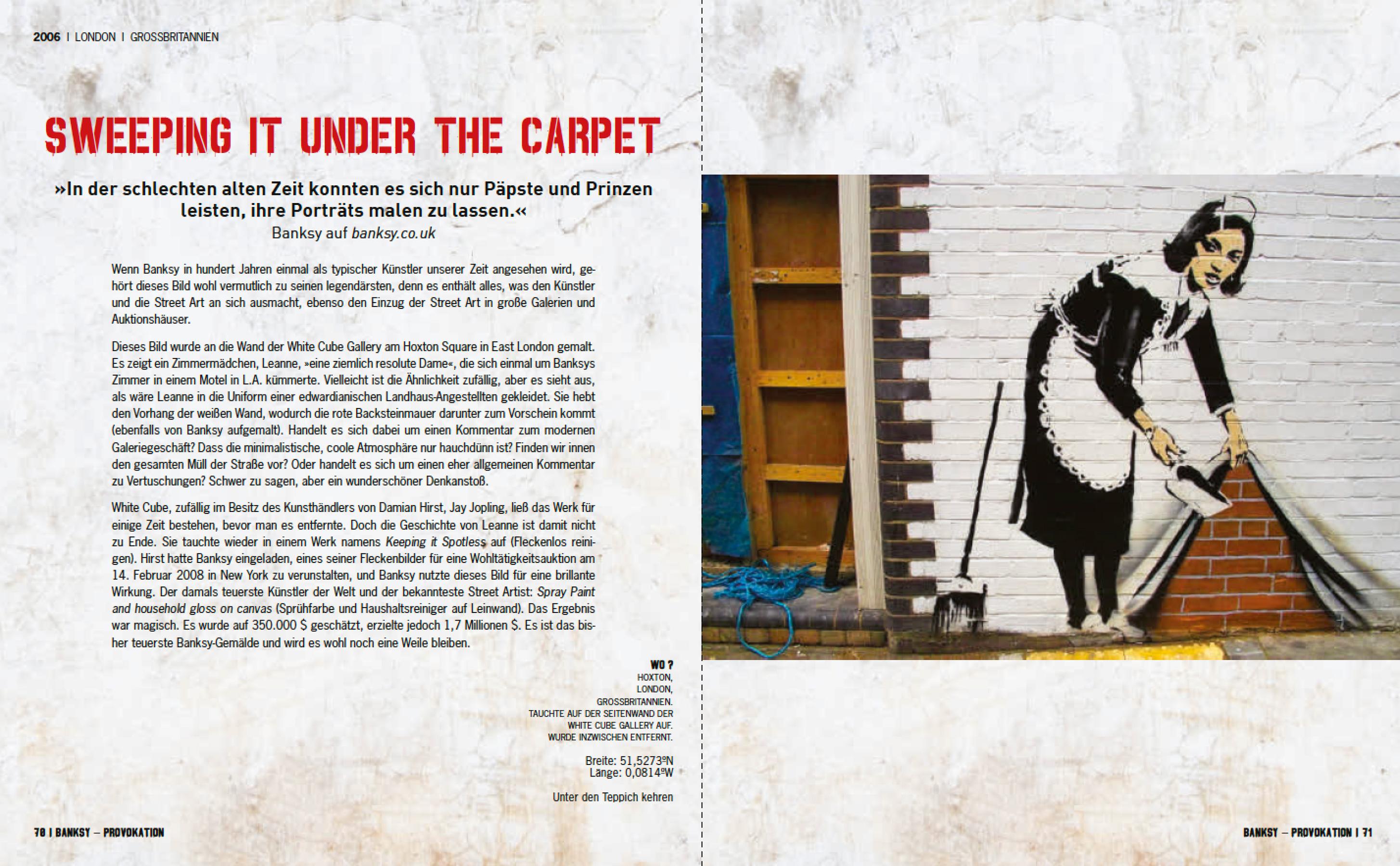 Beispielinhalt (Bild) BANKSY PROVOKATION