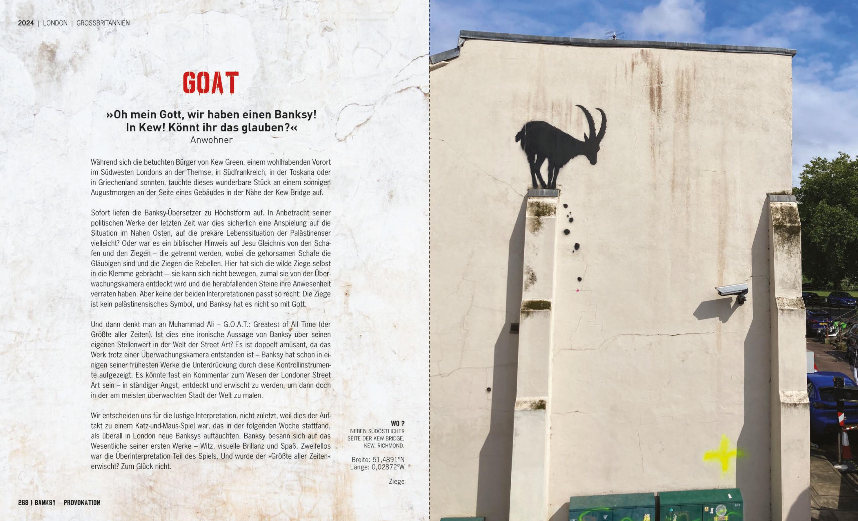 Beispielinhalt (Bild) BANKSY PROVOKATION