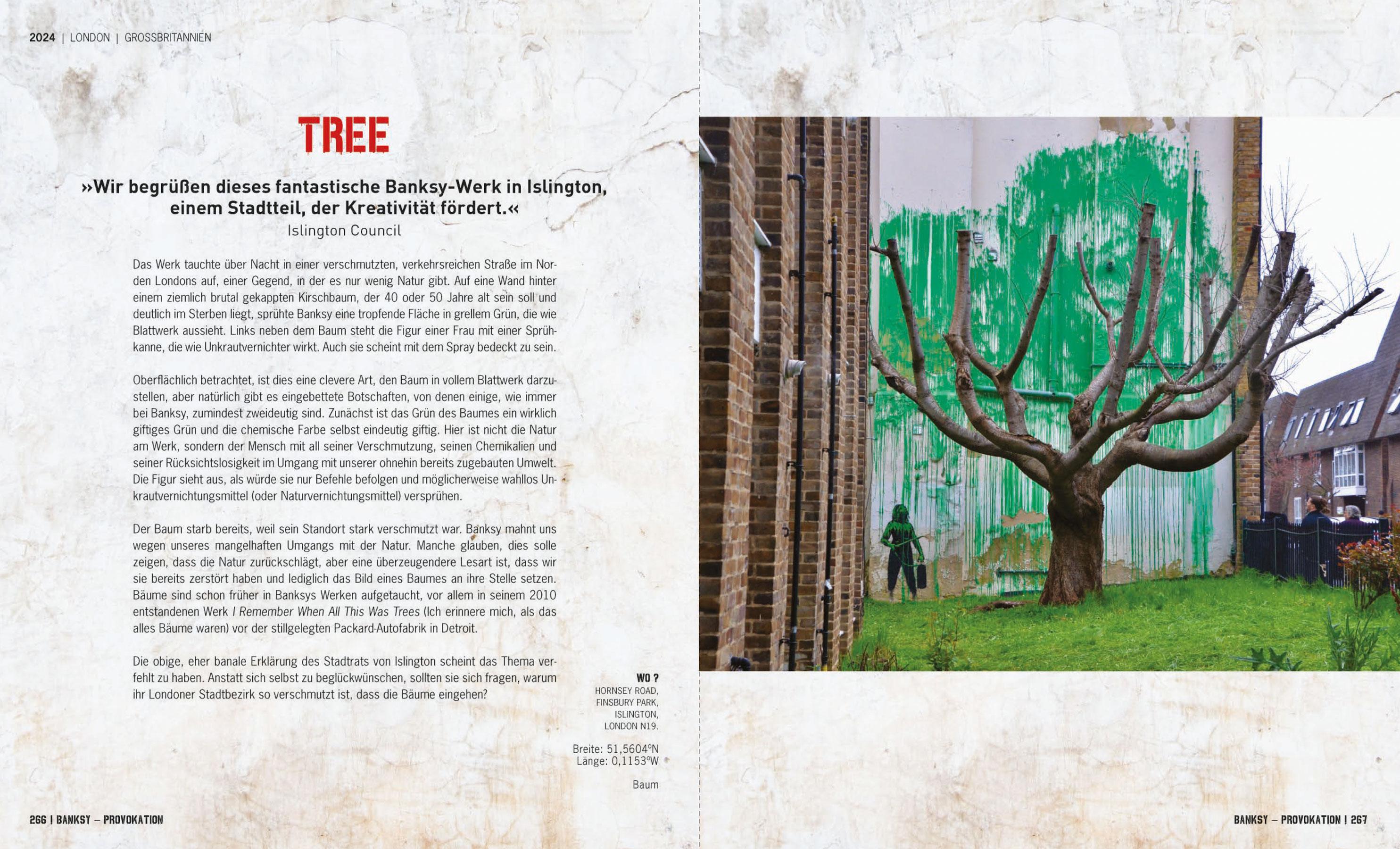 Beispielinhalt (Bild) BANKSY PROVOKATION