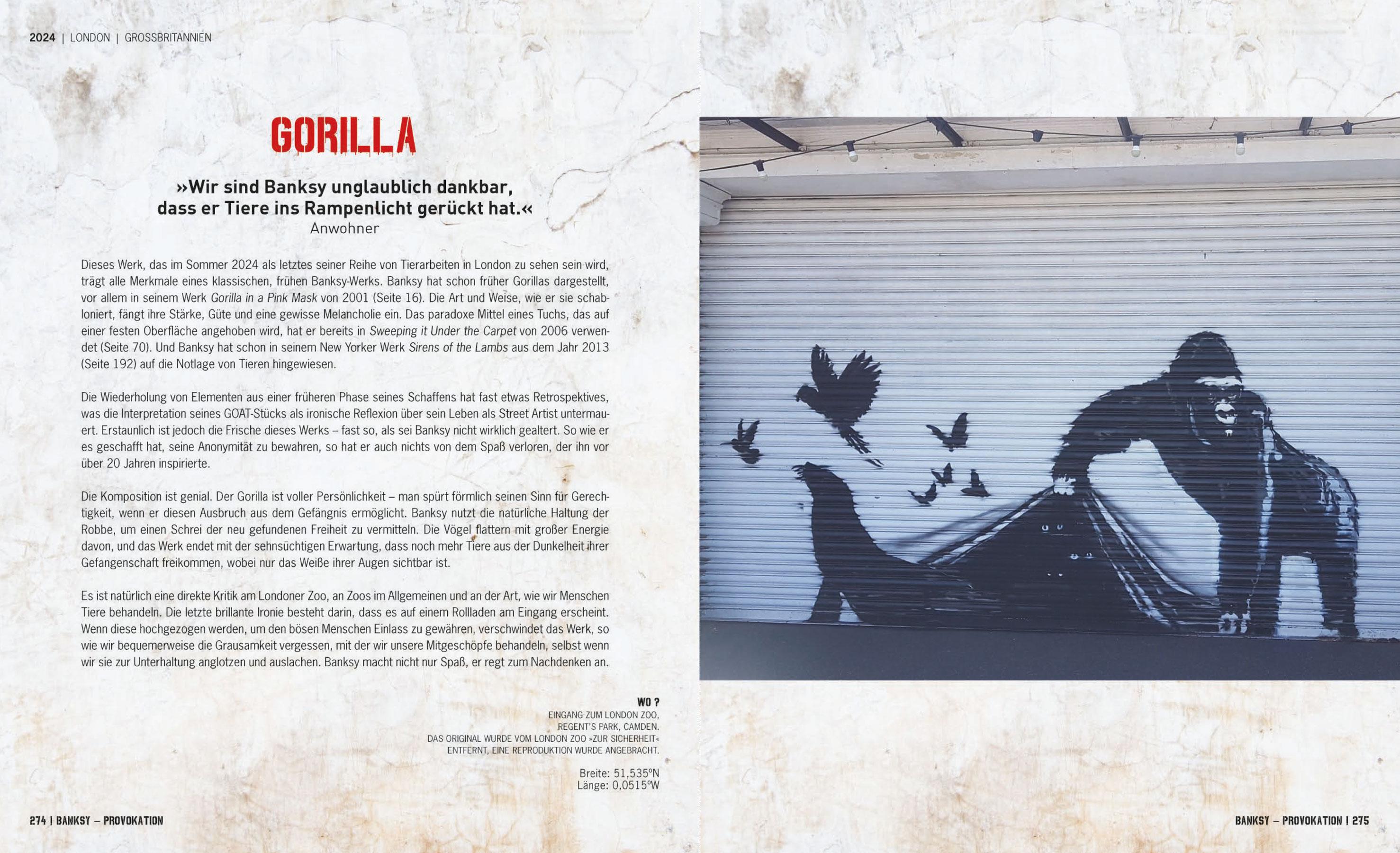 Beispielinhalt (Bild) BANKSY PROVOKATION