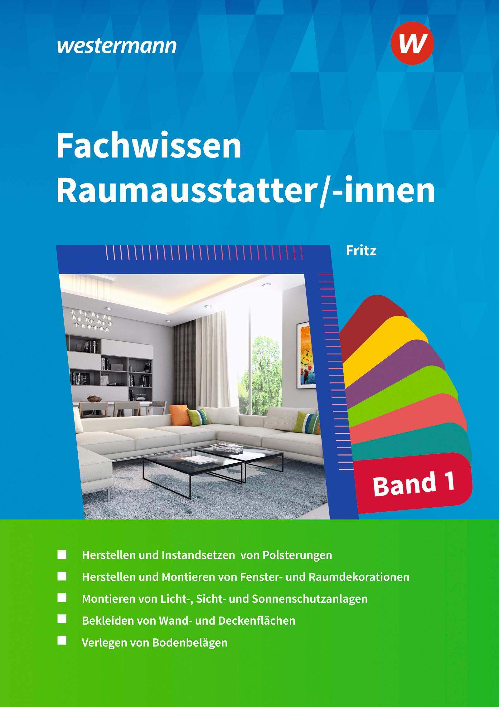 Vorderes Coverbild Fachwissen für Raumausstatter/-innen 1. Schulbuch
