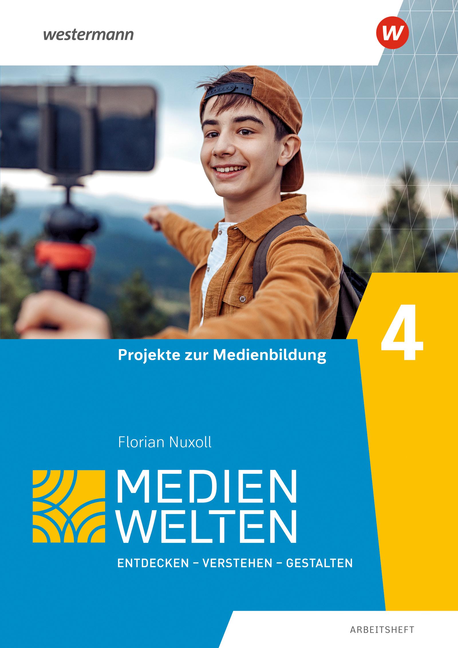 Vorderes Coverbild Medienwelten Arbeitsheft 4 Projekte