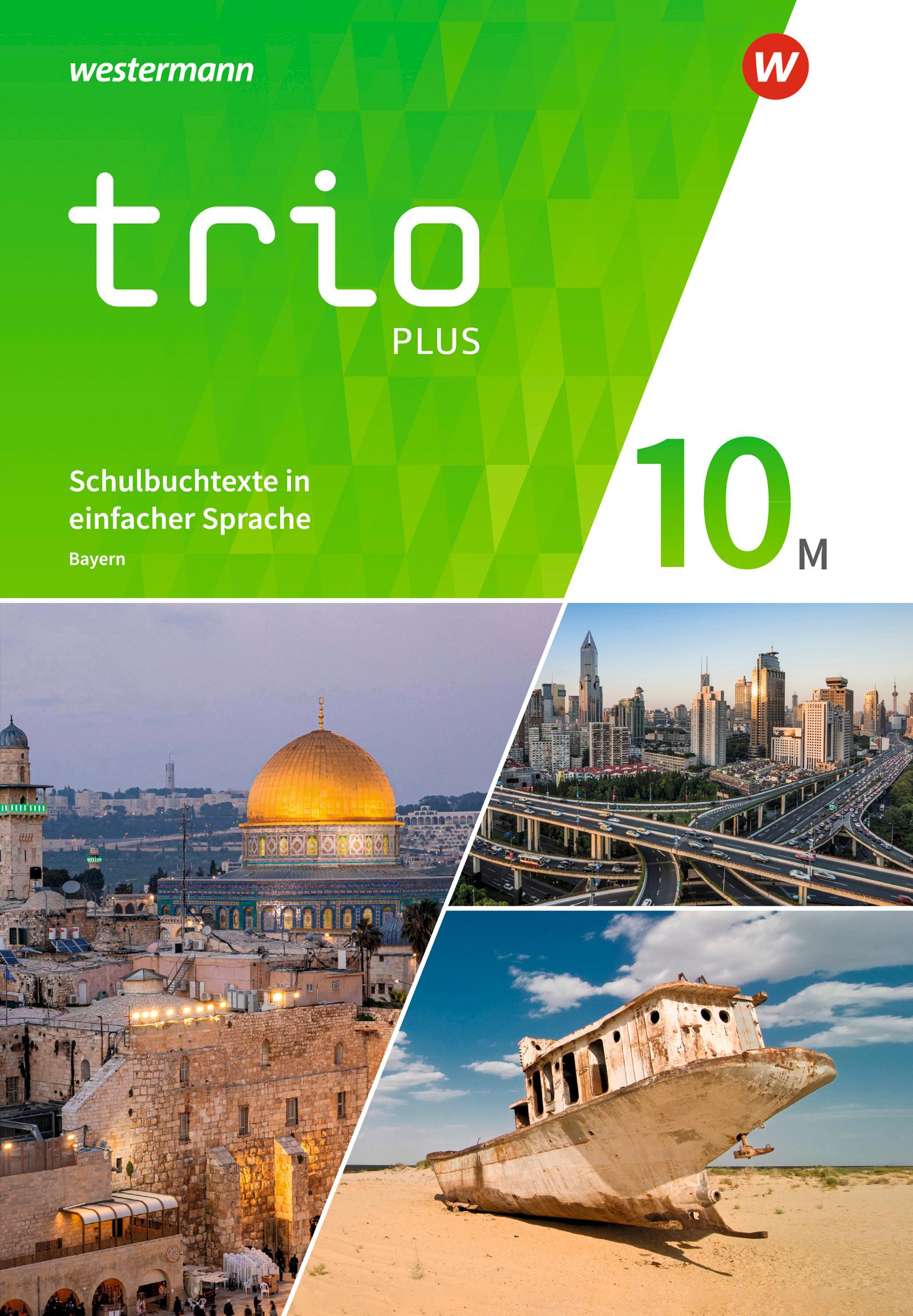 Vorderes Coverbild Trio GPG 10. Schulbuchtexte in einfacher Sprache 10 mit CD-ROM. Für Mittelschulen in Bayern