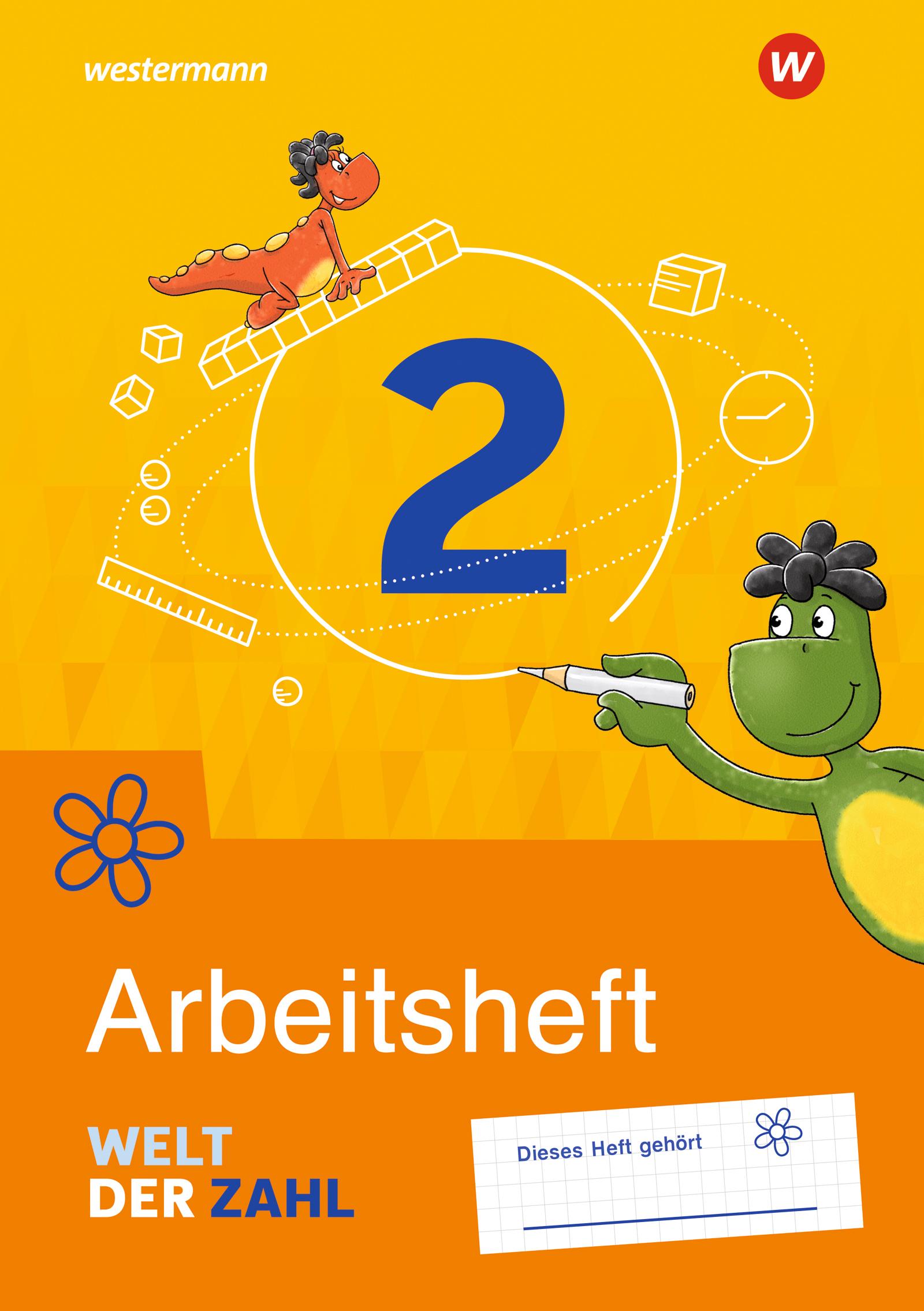 Vorderes Coverbild Welt der Zahl 2. Arbeitsheft. Für Berlin, Brandenburg, Mecklenburg-Vorpommern, Sachsen-Anhalt und Thüringen