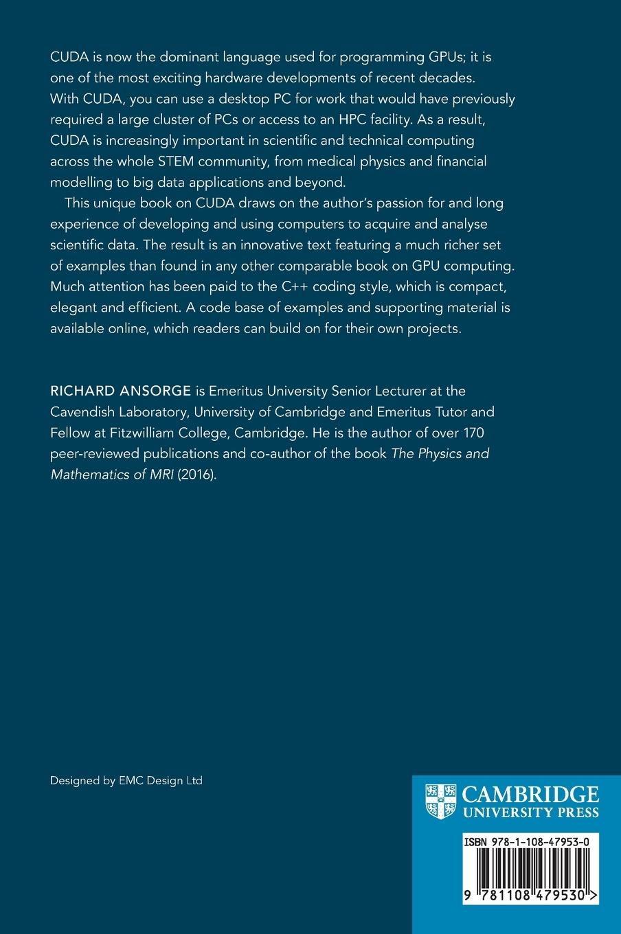 Rückseitencover Programming in Parallel with CUDA