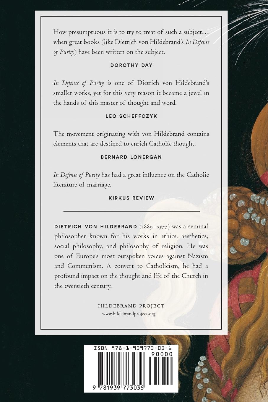 Rückseitencover In Defense of Purity: An Analysis of the Catholic Ideals of Purity and Virginity