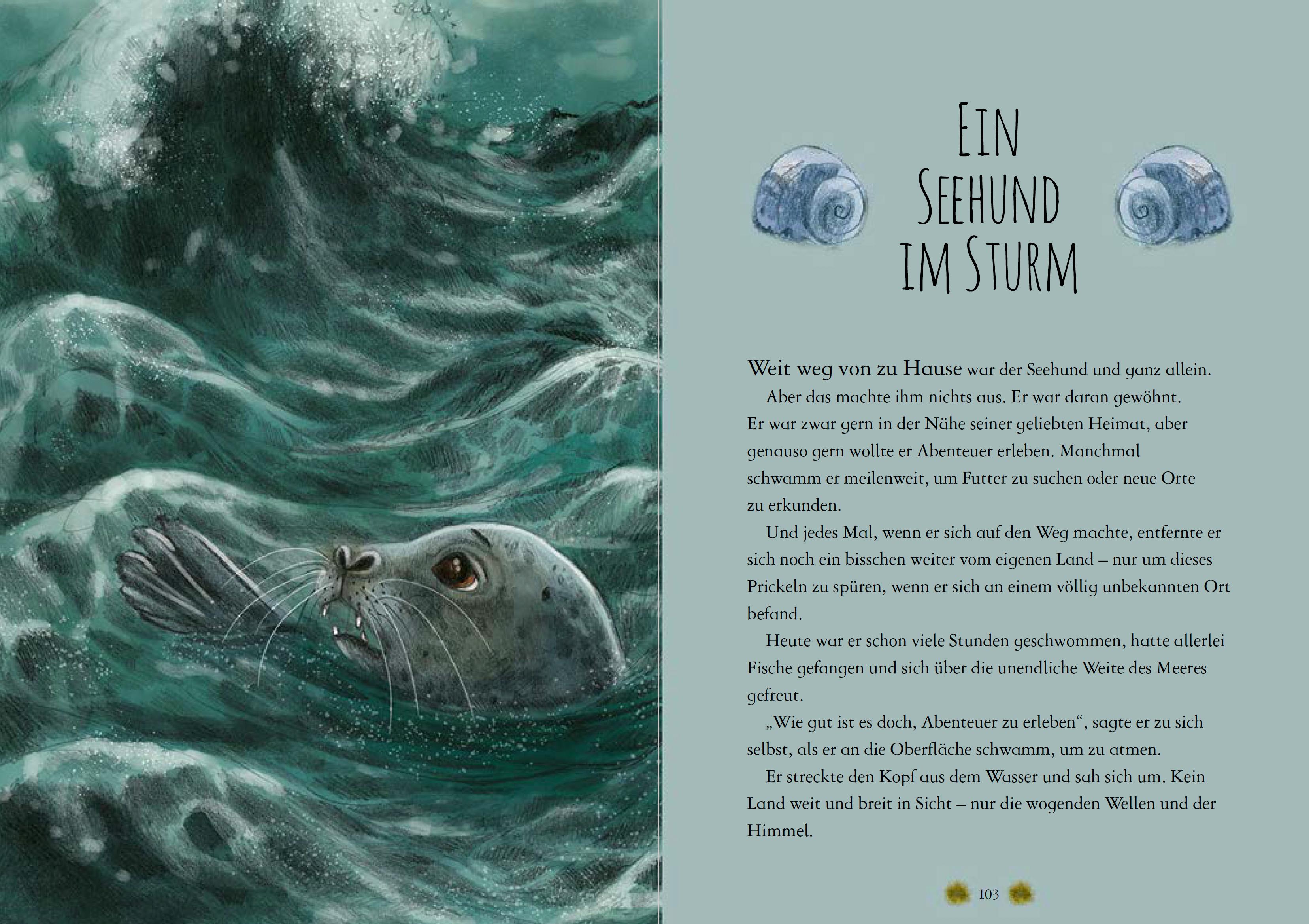 Beispielinhalt (Bild) Wunderwelt der Tiere im Meer - Gelesen von Jakob Graf