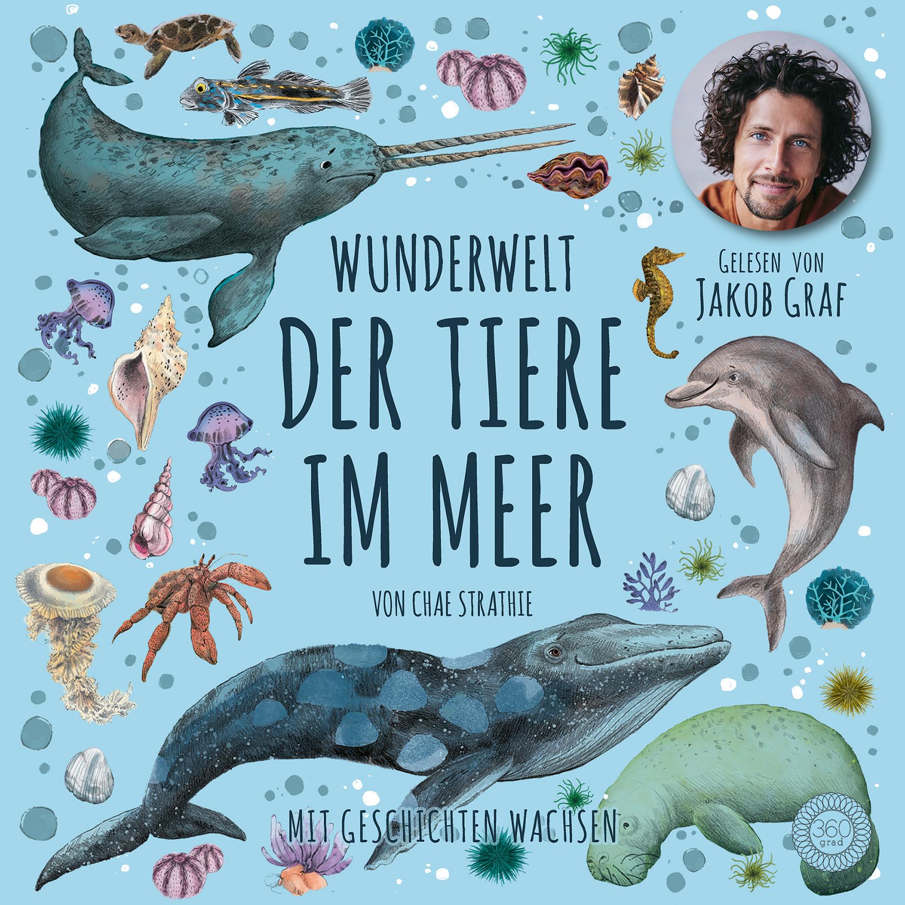 Vorderes Coverbild Wunderwelt der Tiere im Meer - Gelesen von Jakob Graf