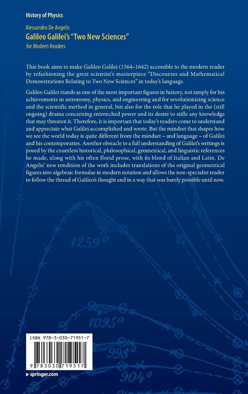 Rückseitencover Galileo Galilei's "Two New Sciences"