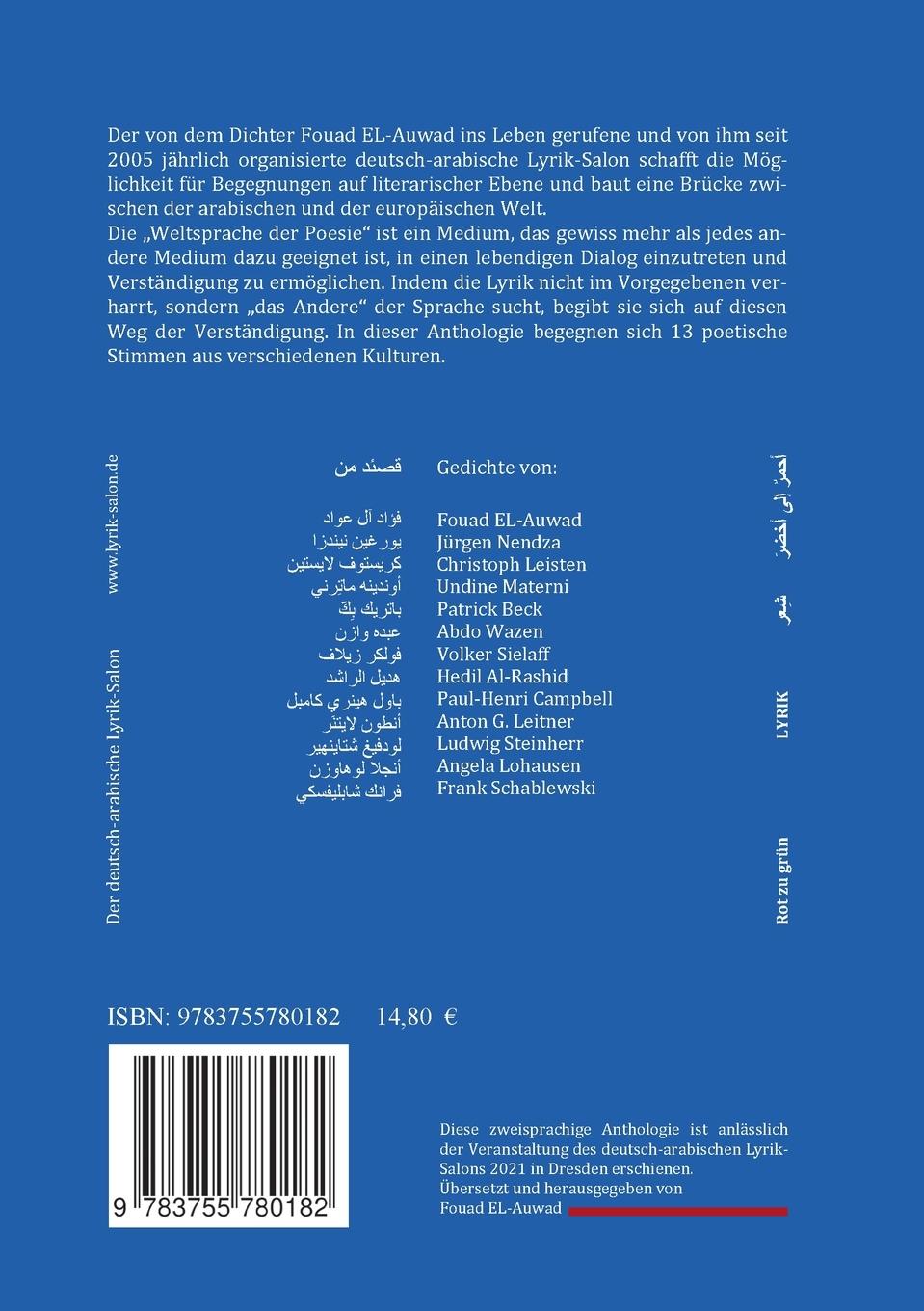 Rückseitencover rot zu grün