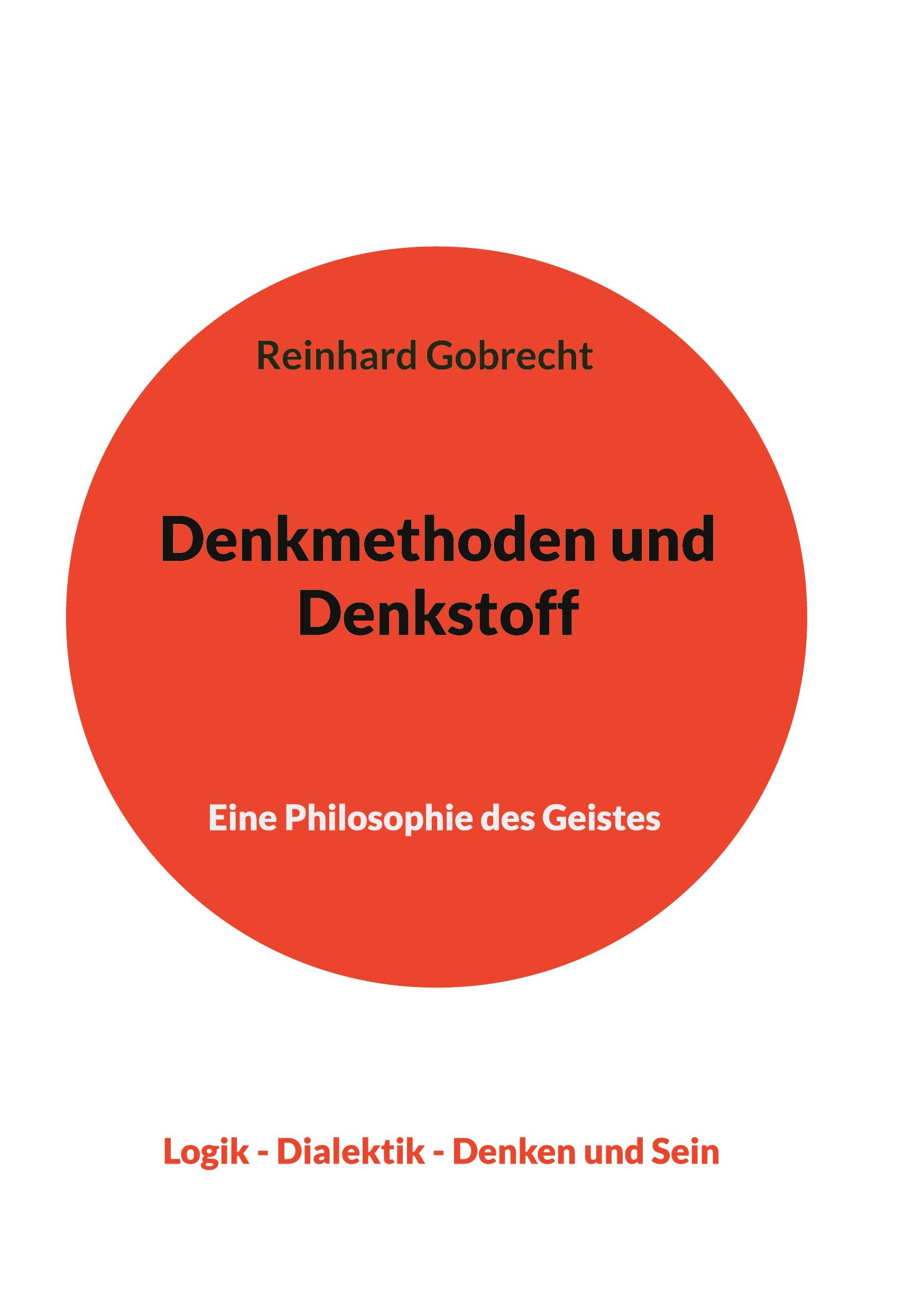 Vorderes Coverbild Denkmethoden und Denkstoff