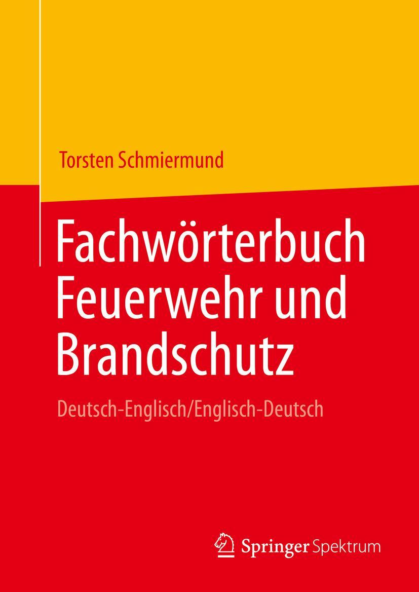 Vorderes Coverbild Fachwörterbuch Feuerwehr und Brandschutz