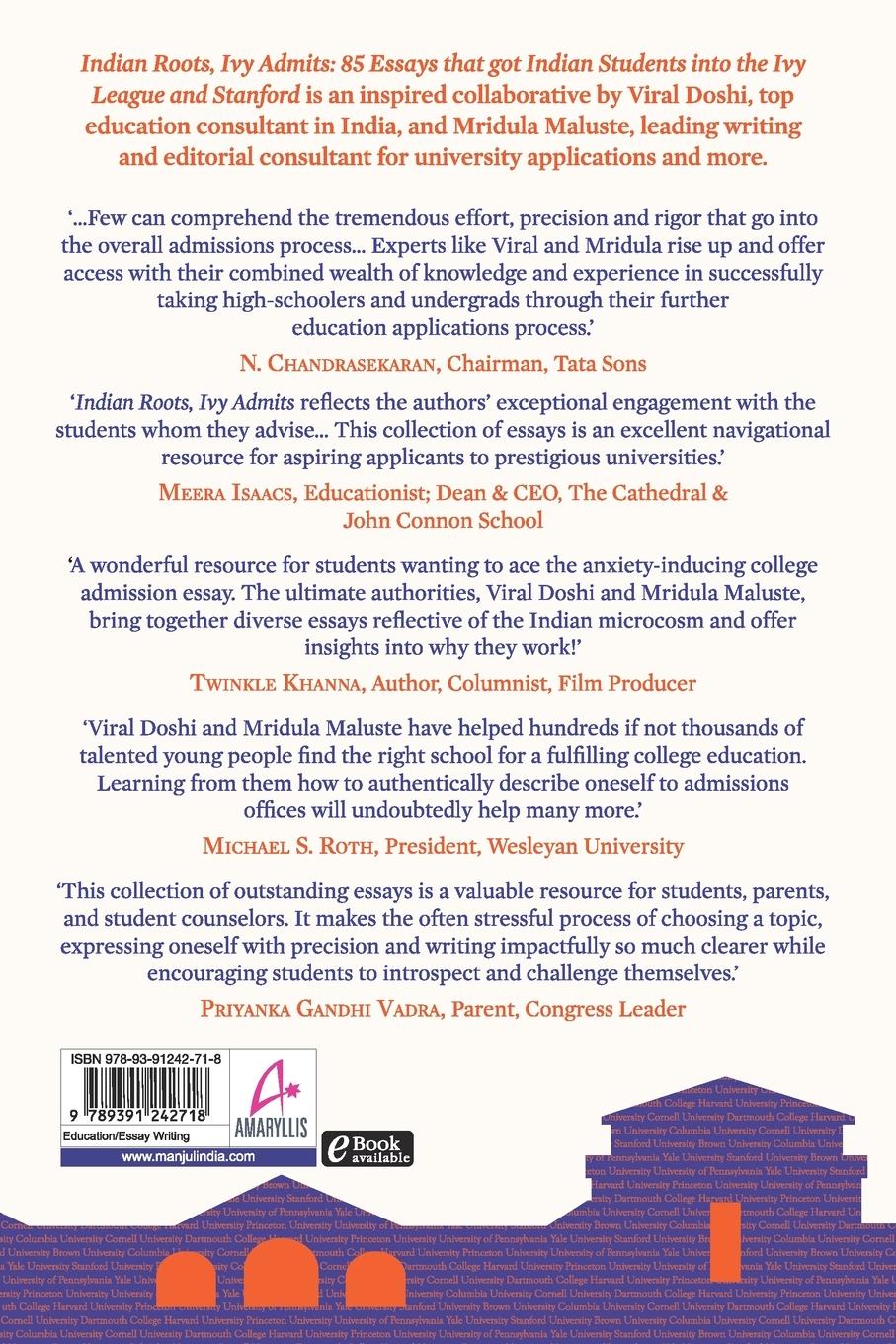 Rückseitencover INDIAN ROOTS, IVY ADMITS