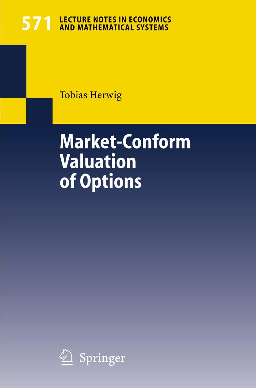 Vorderes Coverbild Market-Conform Valuation of Options