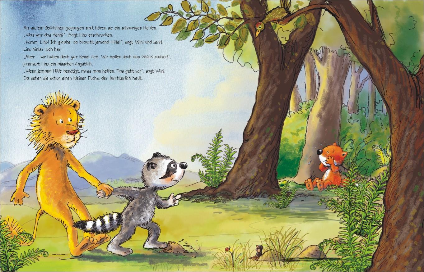 Beispielinhalt (Bild) Beste Freunde helfen gerne