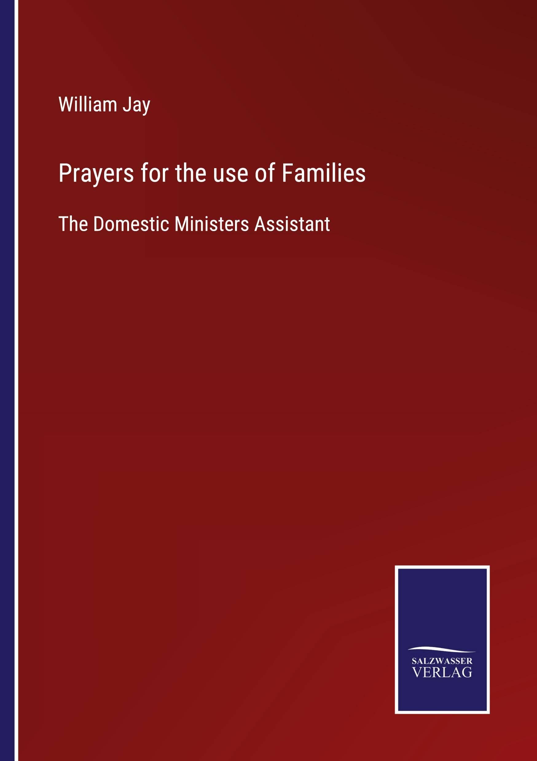 Vorderes Coverbild Prayers for the use of Families