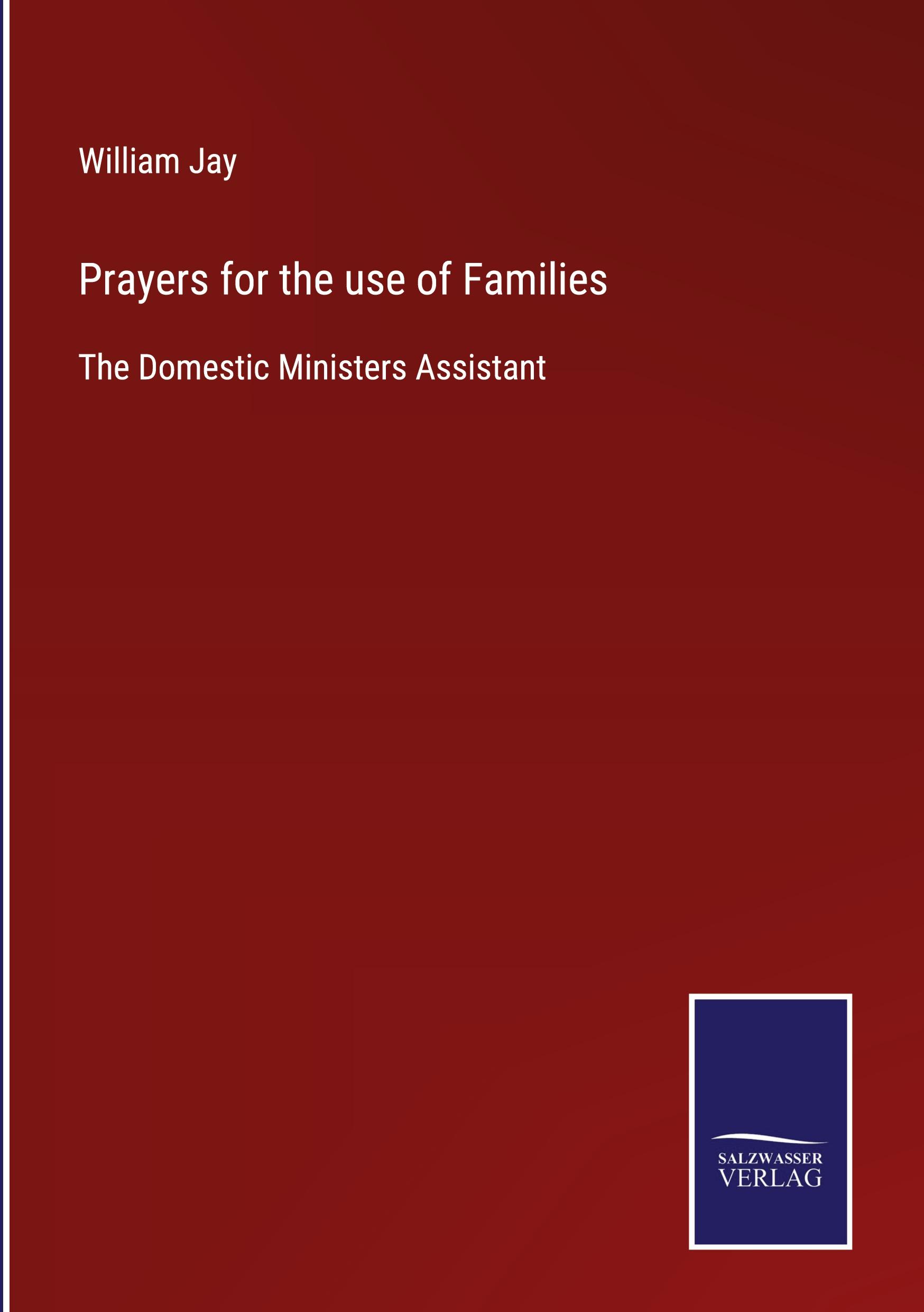 Vorderes Coverbild Prayers for the use of Families
