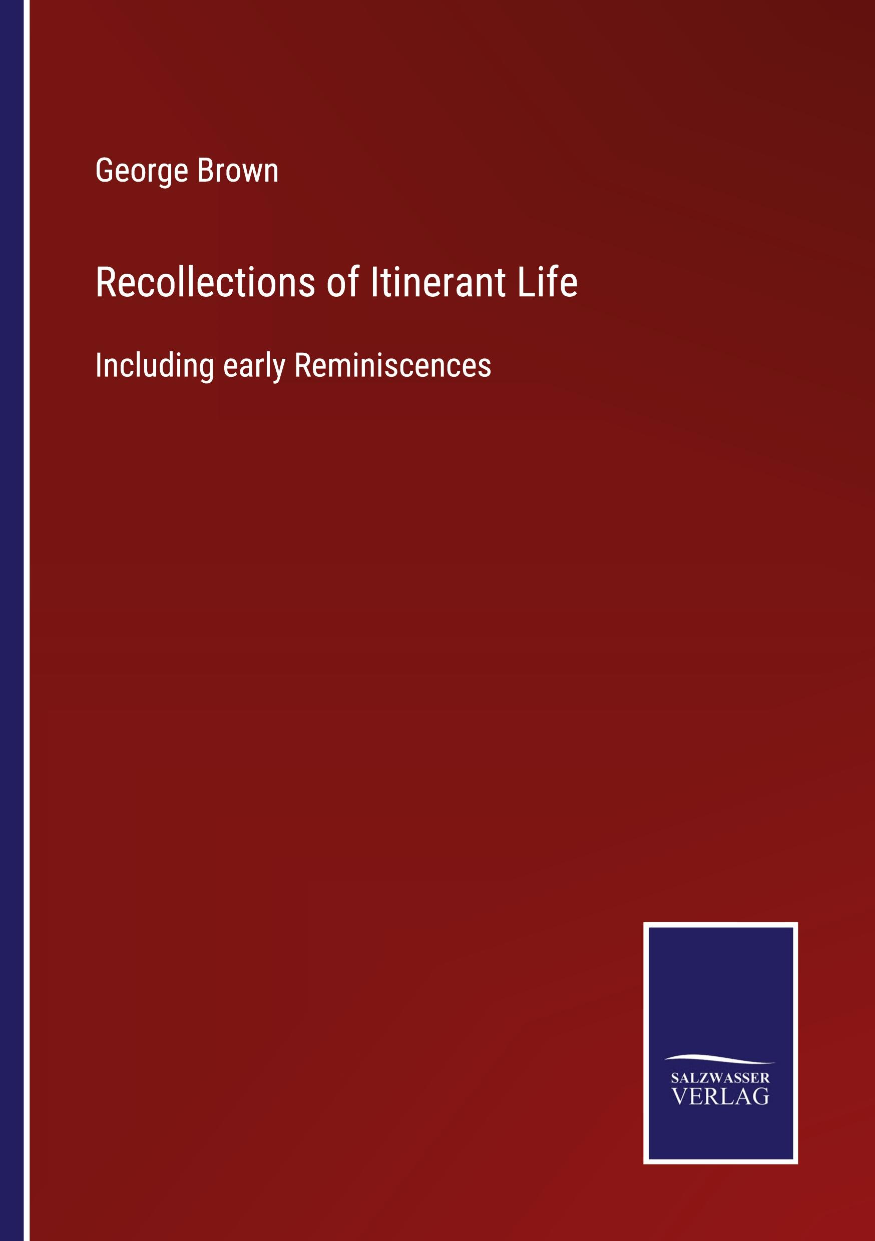 Vorderes Coverbild Recollections of Itinerant Life