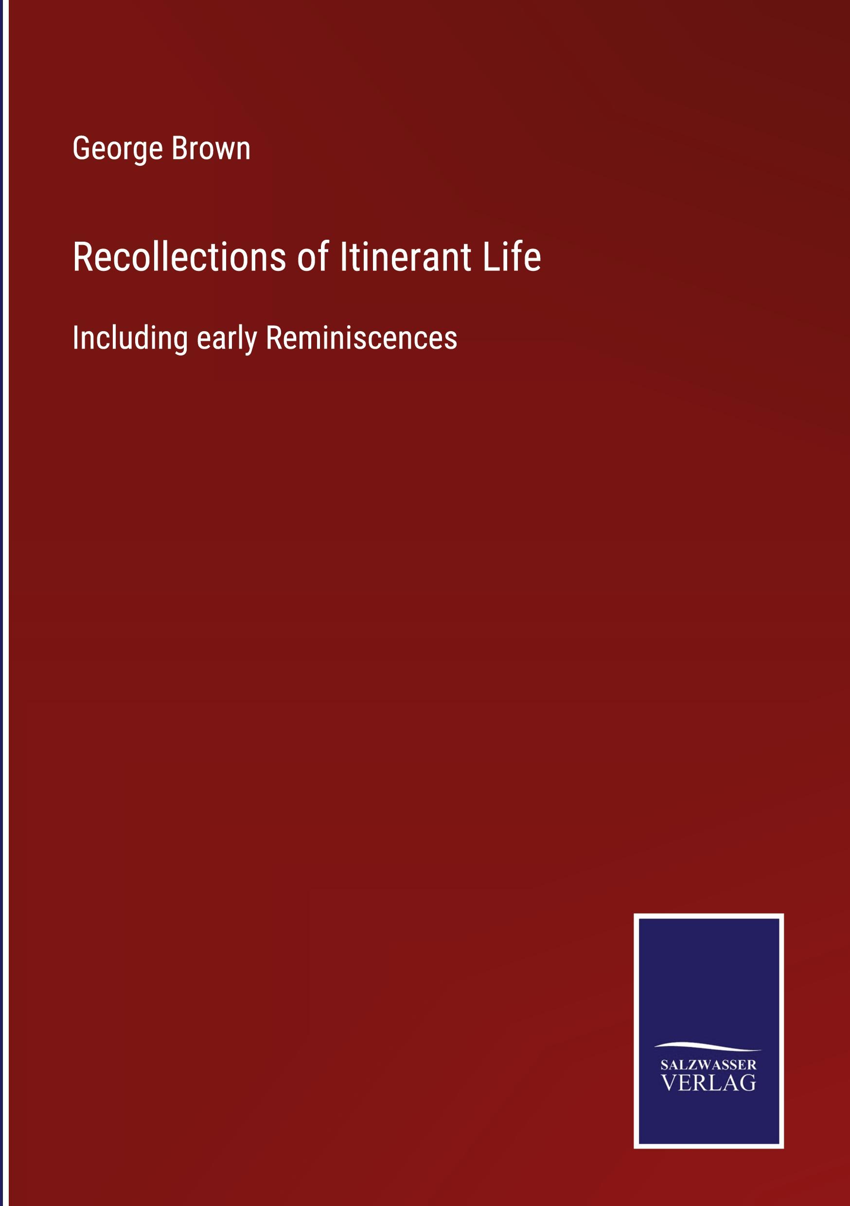 Vorderes Coverbild Recollections of Itinerant Life