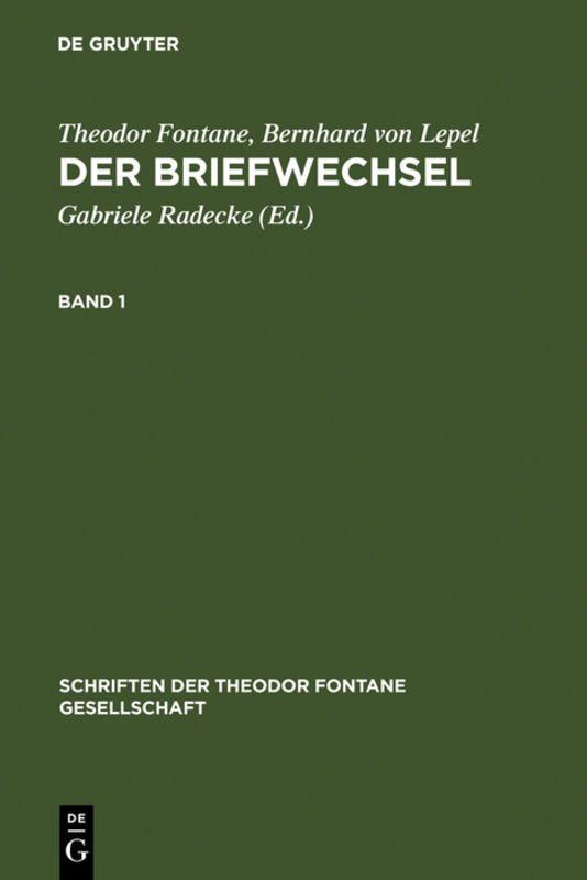 Vorderes Coverbild Der Briefwechsel