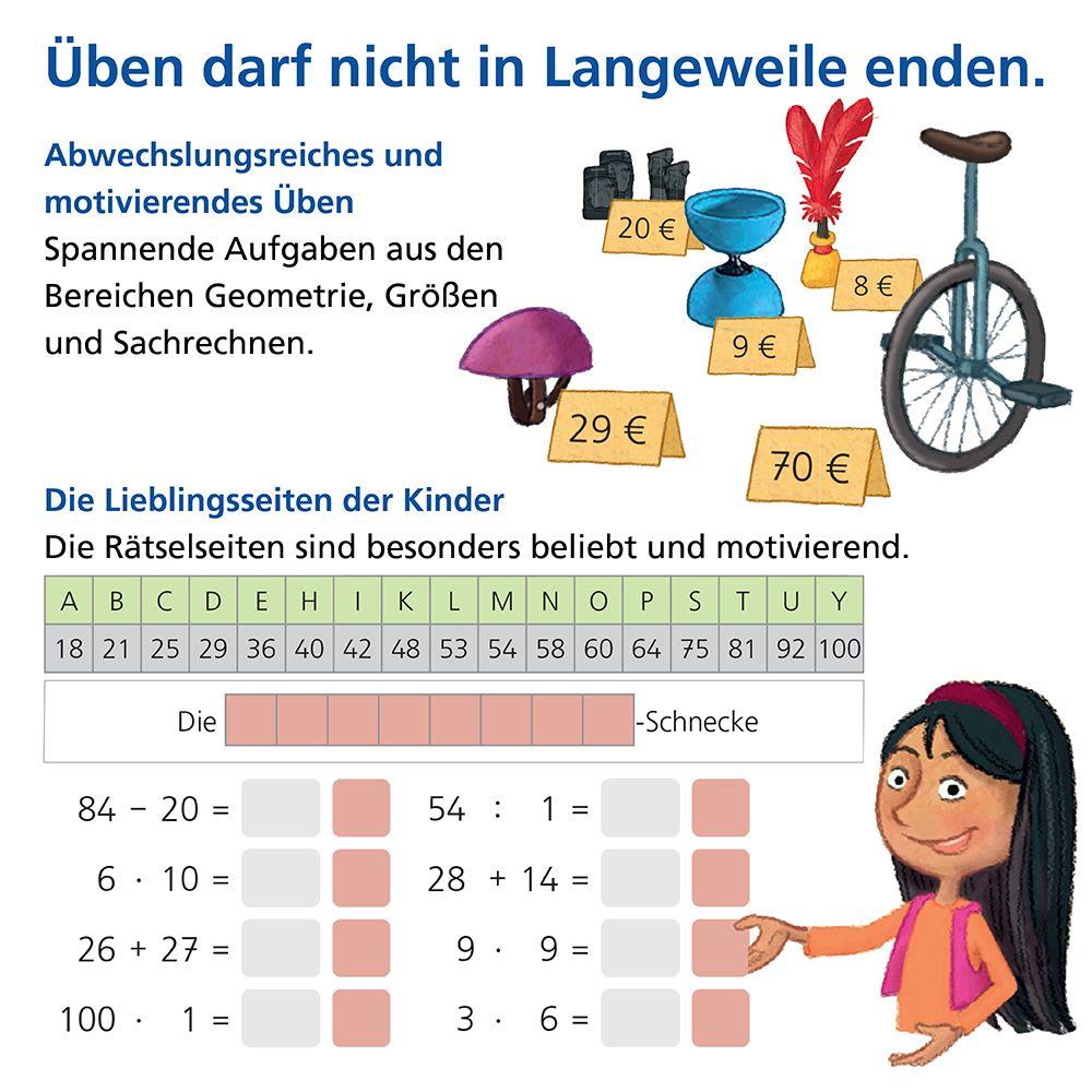 Beispielinhalt (Bild) Das Übungsheft Mathematik 2
