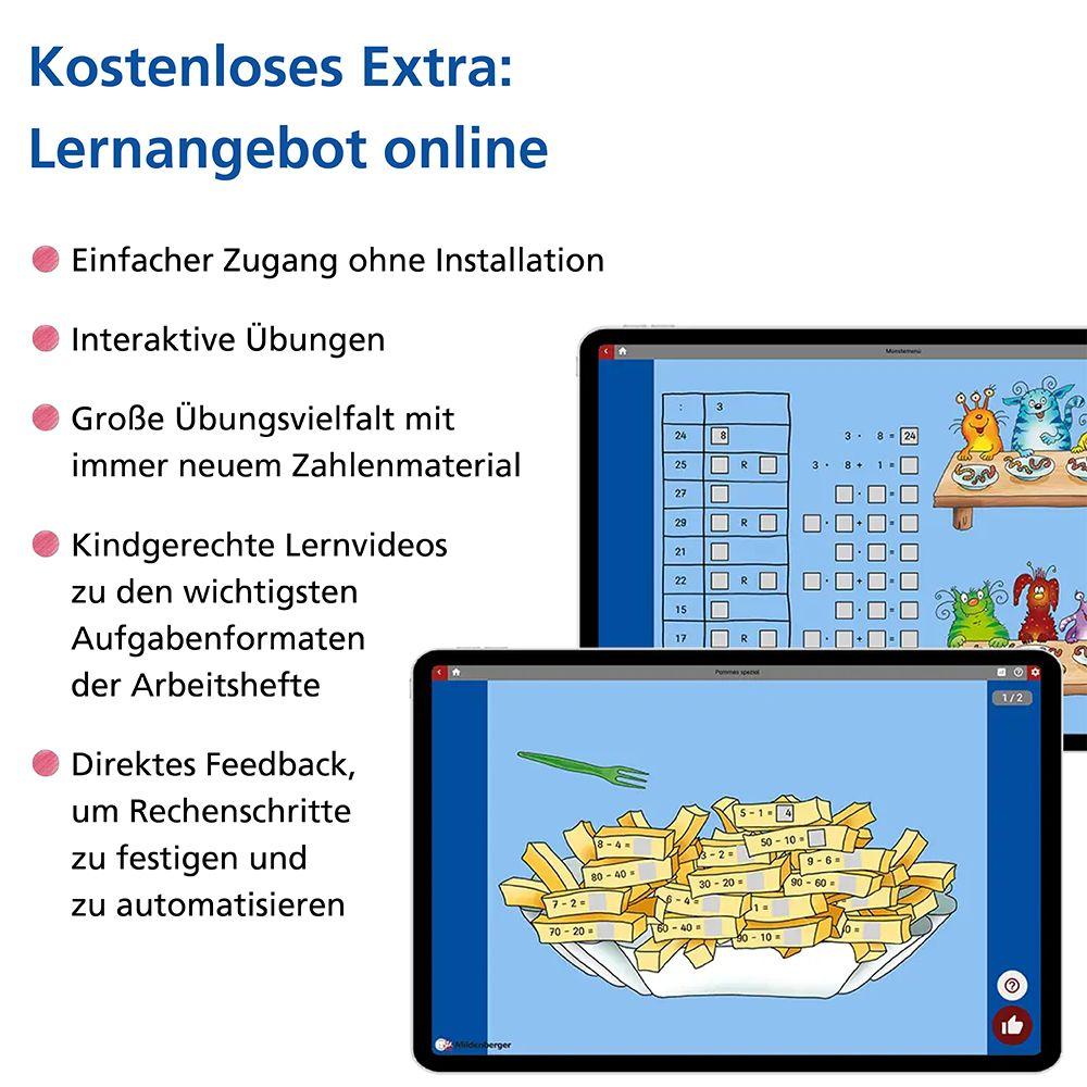 Beispielinhalt (Bild) Das Übungsheft Mathematik 2