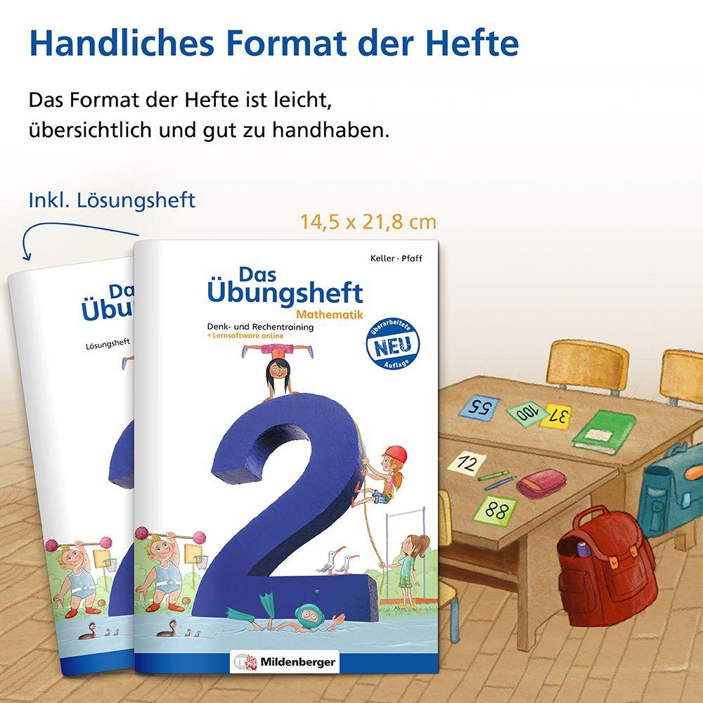 Beispielinhalt (Bild) Das Übungsheft Mathematik 2