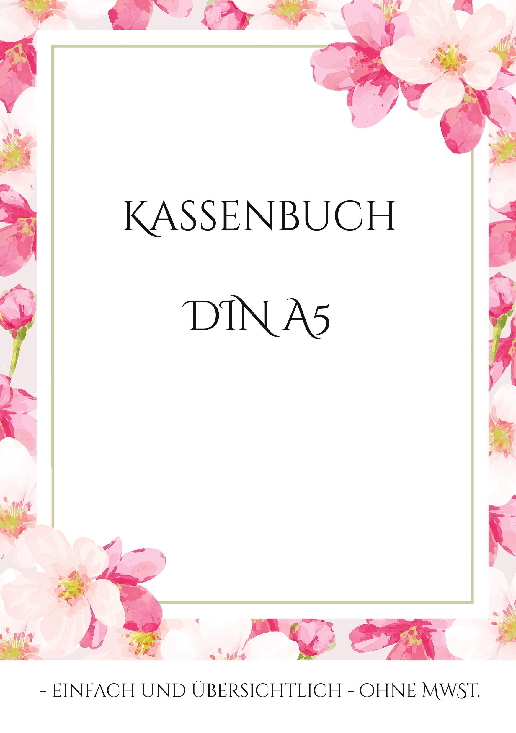 Vorderes Coverbild Kassenbuch DIN A5