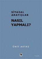 Vorderes Coverbild Siyasal Arayislar Nasil Yapmali