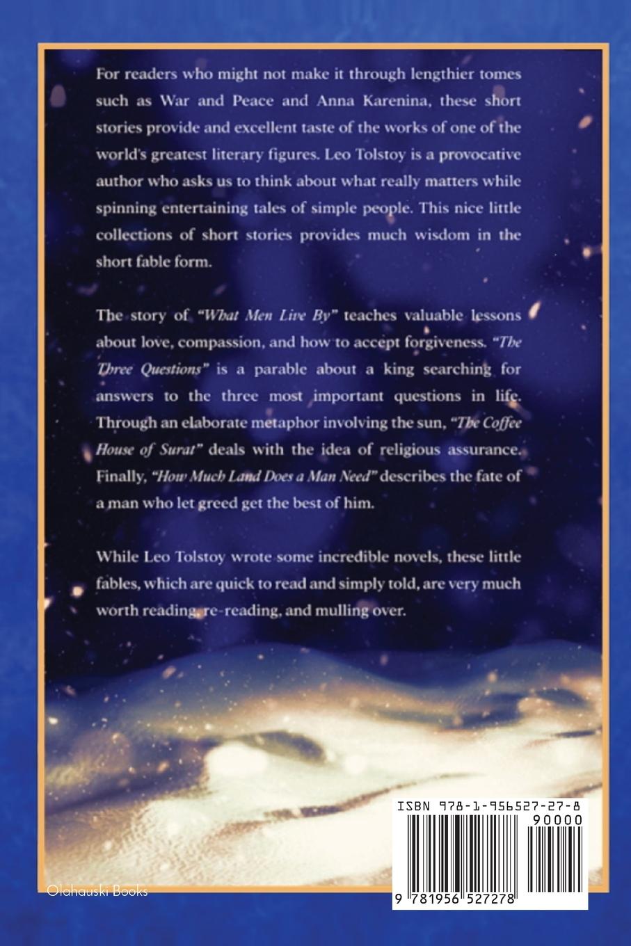 Rückseitencover What Men Live By and Other Tales