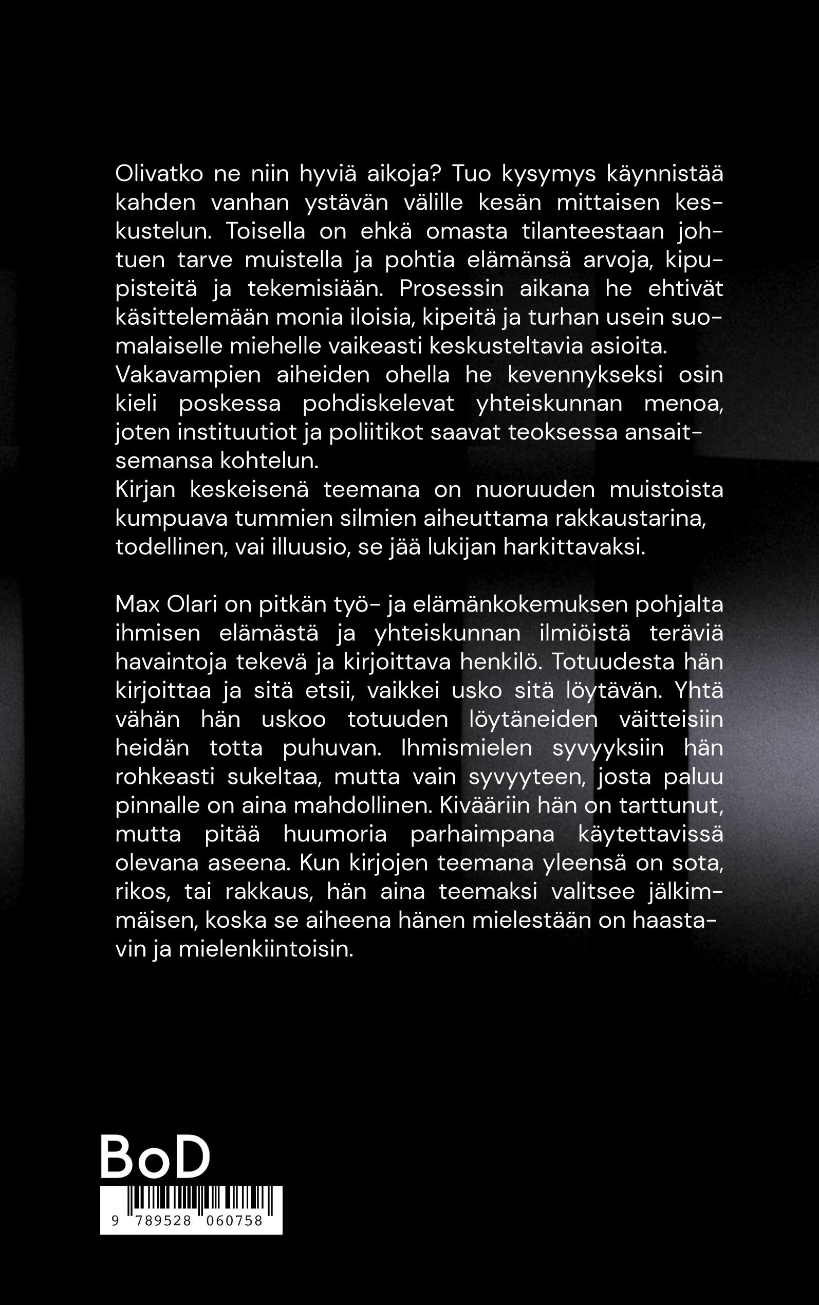 Rückseitencover Häivähdys ihmisestä