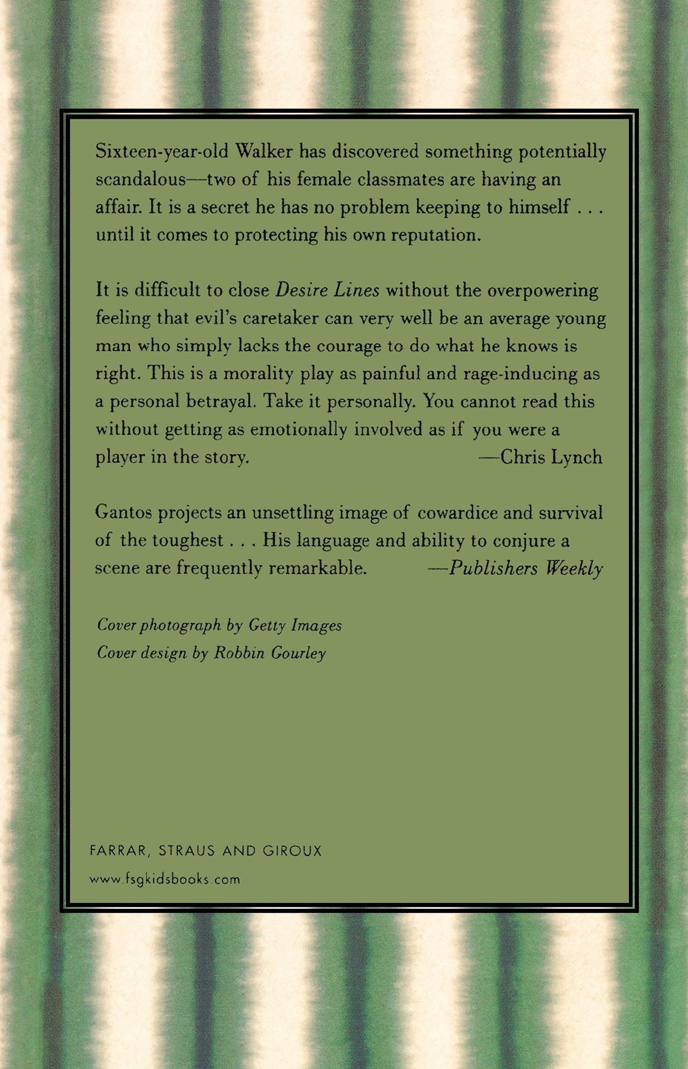 Rückseitencover Desire Lines