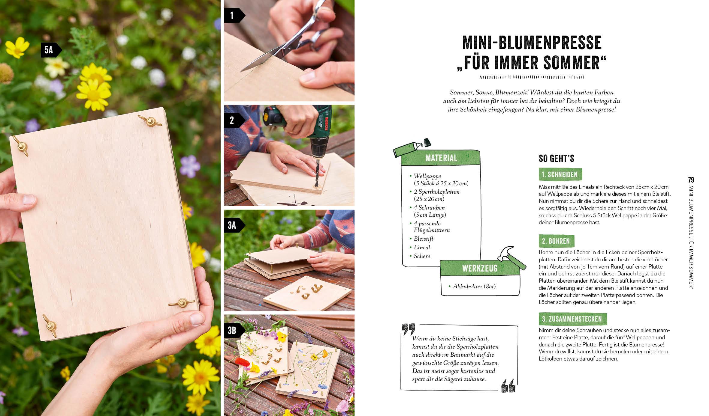 Beispielinhalt (Bild) Hochbeet, Teich, Palettentisch - Projekte zum Selbermachen für Garten & Balkon