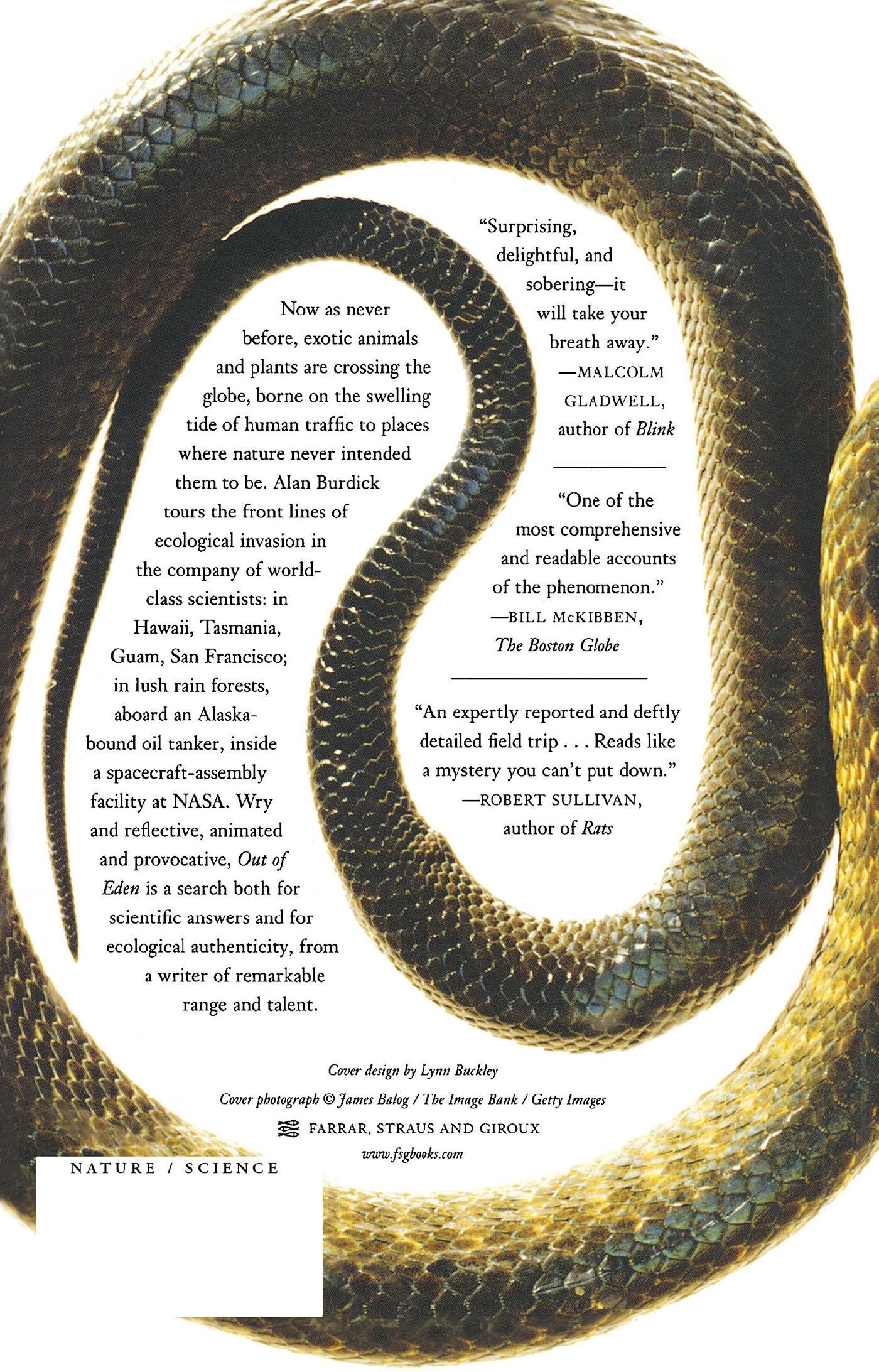 Rückseitencover Out of Eden