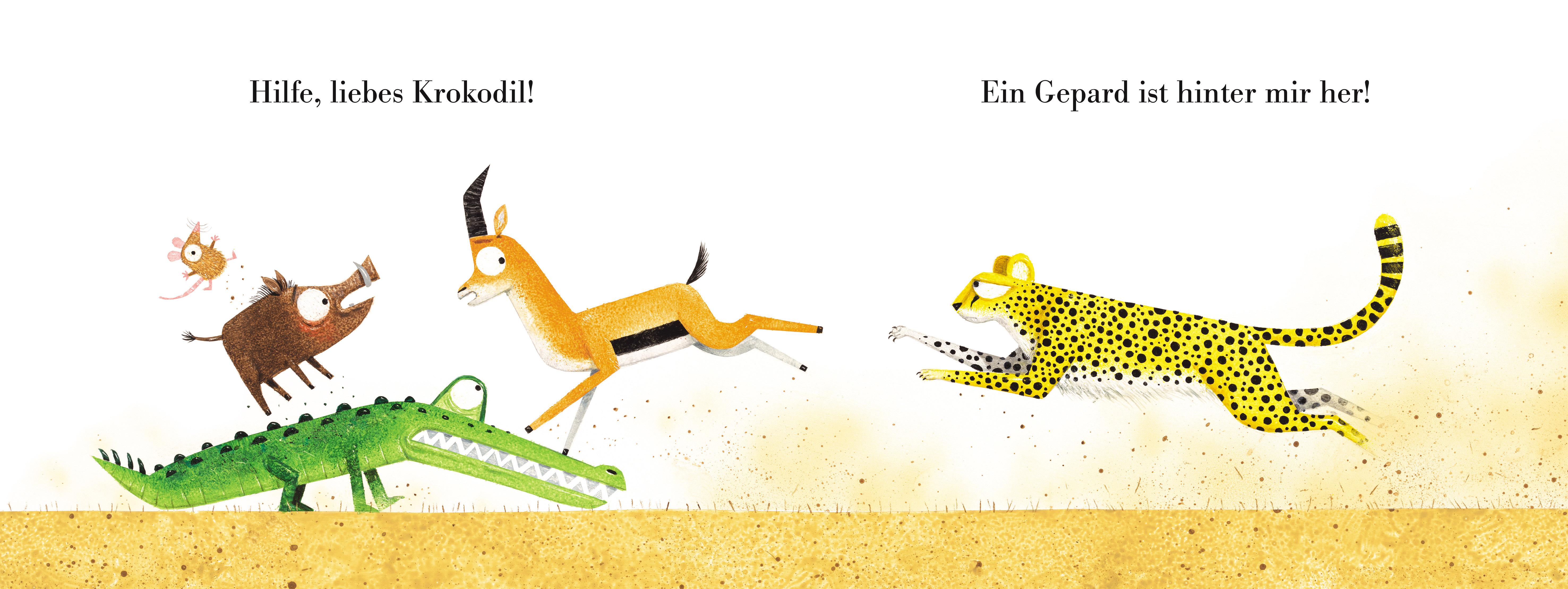 Beispielinhalt (Bild) Das liebe Krokodil