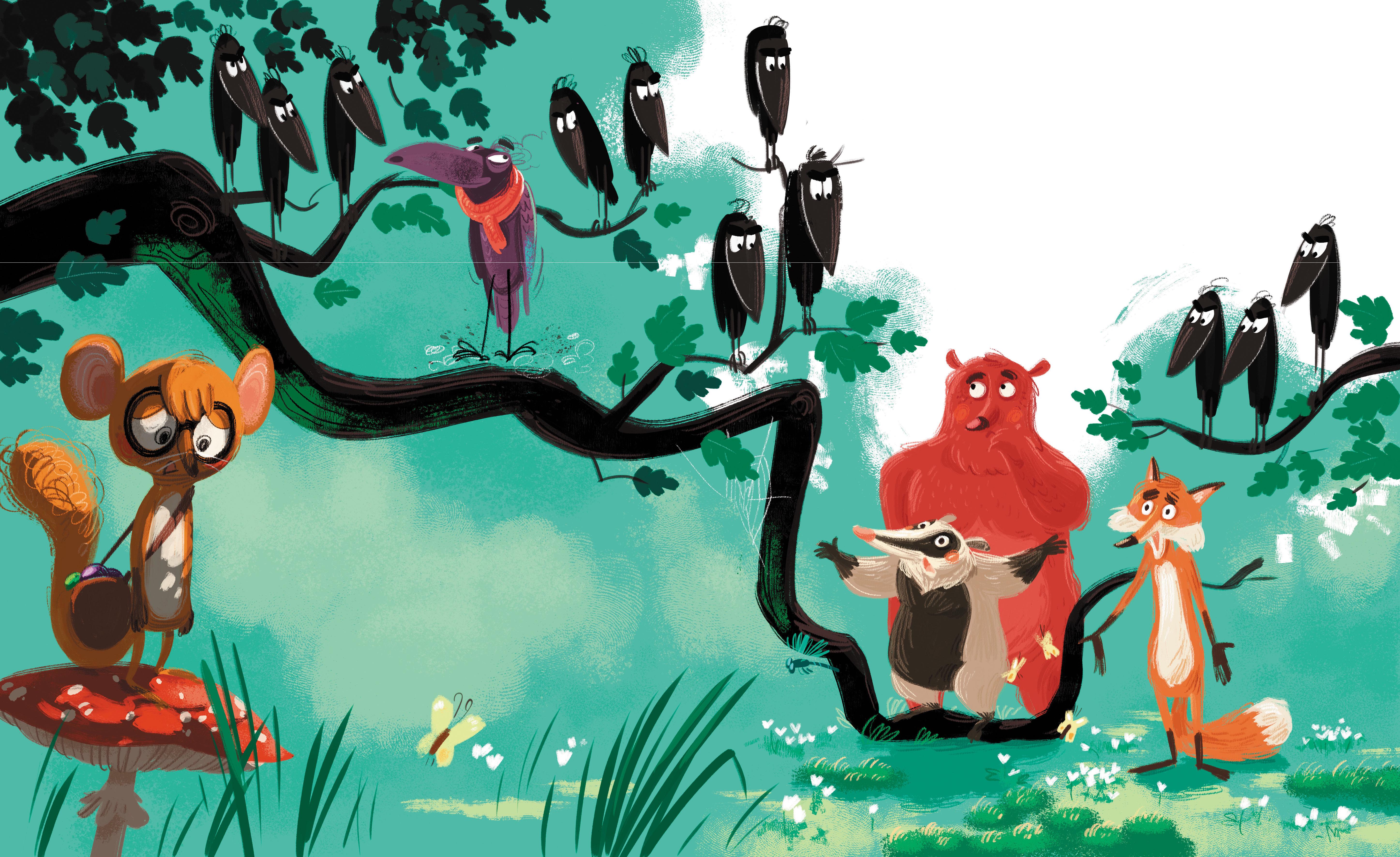 Beispielinhalt (Bild) Glaube niemals einem Raben