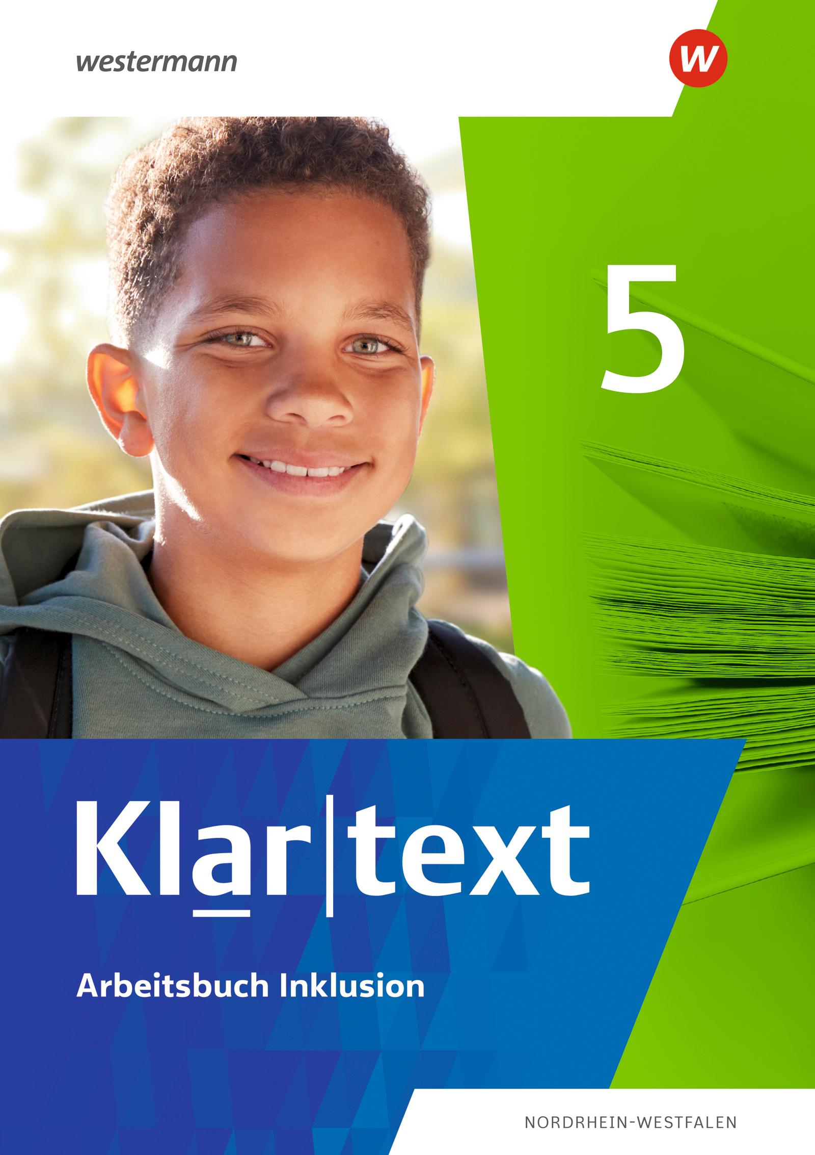 Vorderes Coverbild Klartext 5. Arbeitsbuch Inklusion. Differenzierende Ausgabe für Nordrhein-Westfalen