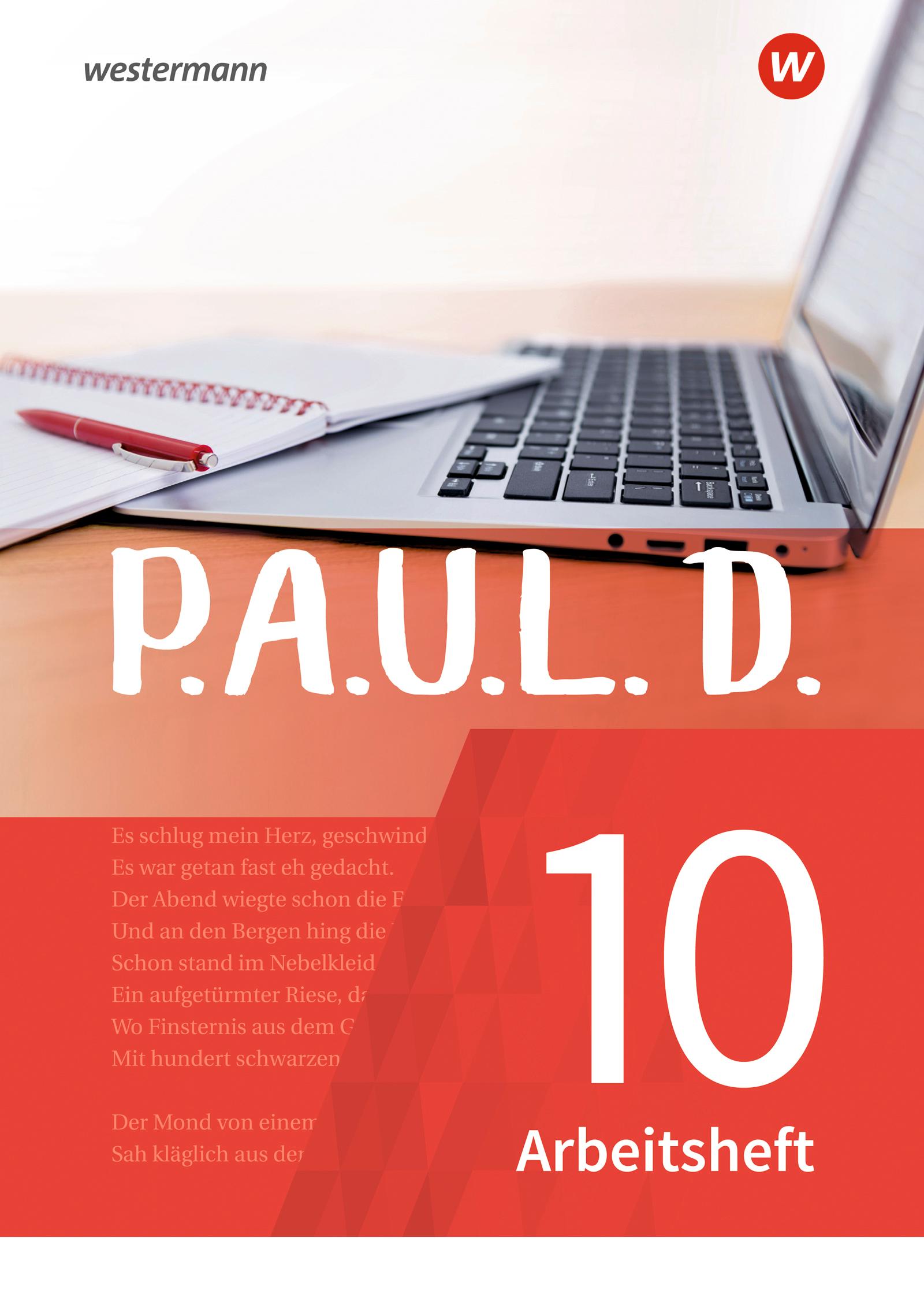 Vorderes Coverbild P.A.U.L. D. (Paul) 10. Arbeitsheft. Für Gymnasien und Gesamtschulen - Neubearbeitung