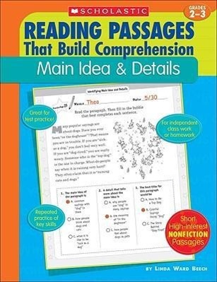 Vorderes Coverbild Reading Passages That Build Comprehension: Main Idea and Details Grades 2-3