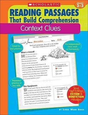 Vorderes Coverbild Reading Passages That Build Comprehension: Context Clues Grades 2-3