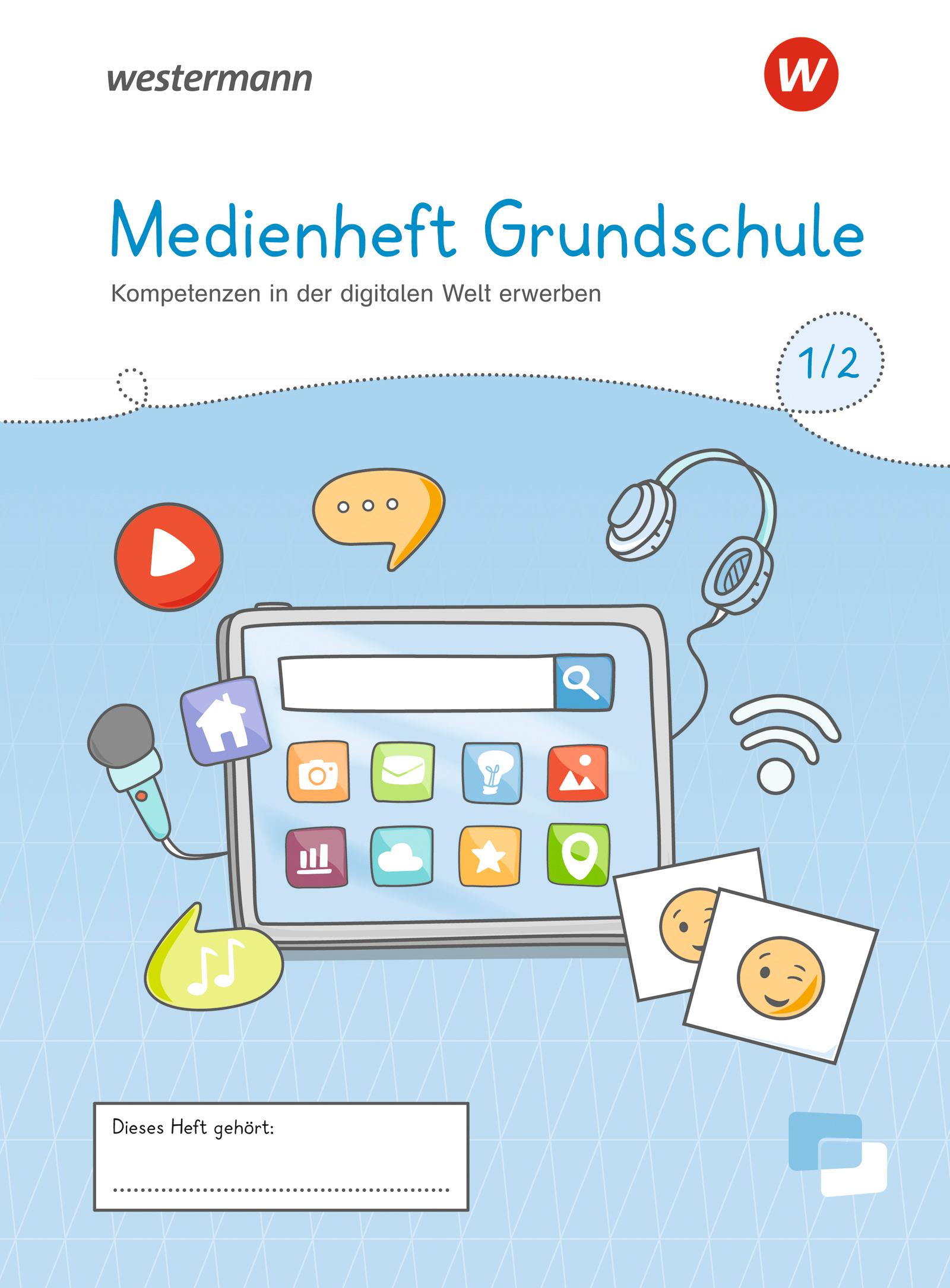 Vorderes Coverbild Medienheft Grundschule. Heft Klasse 1/2
