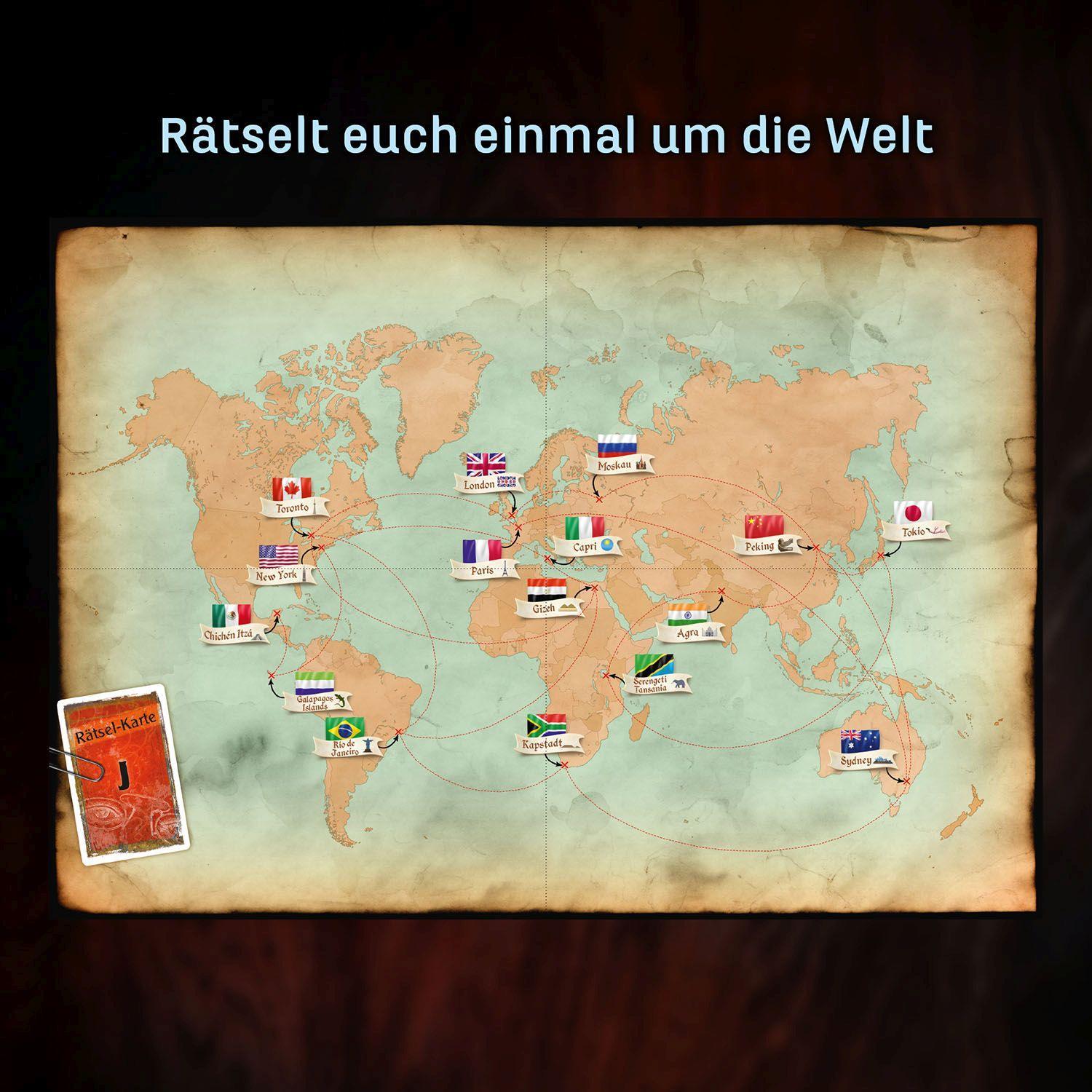 Beispielinhalt (Bild) EXIT® - Das Spiel: Das Vermächtnis des Weltreisenden