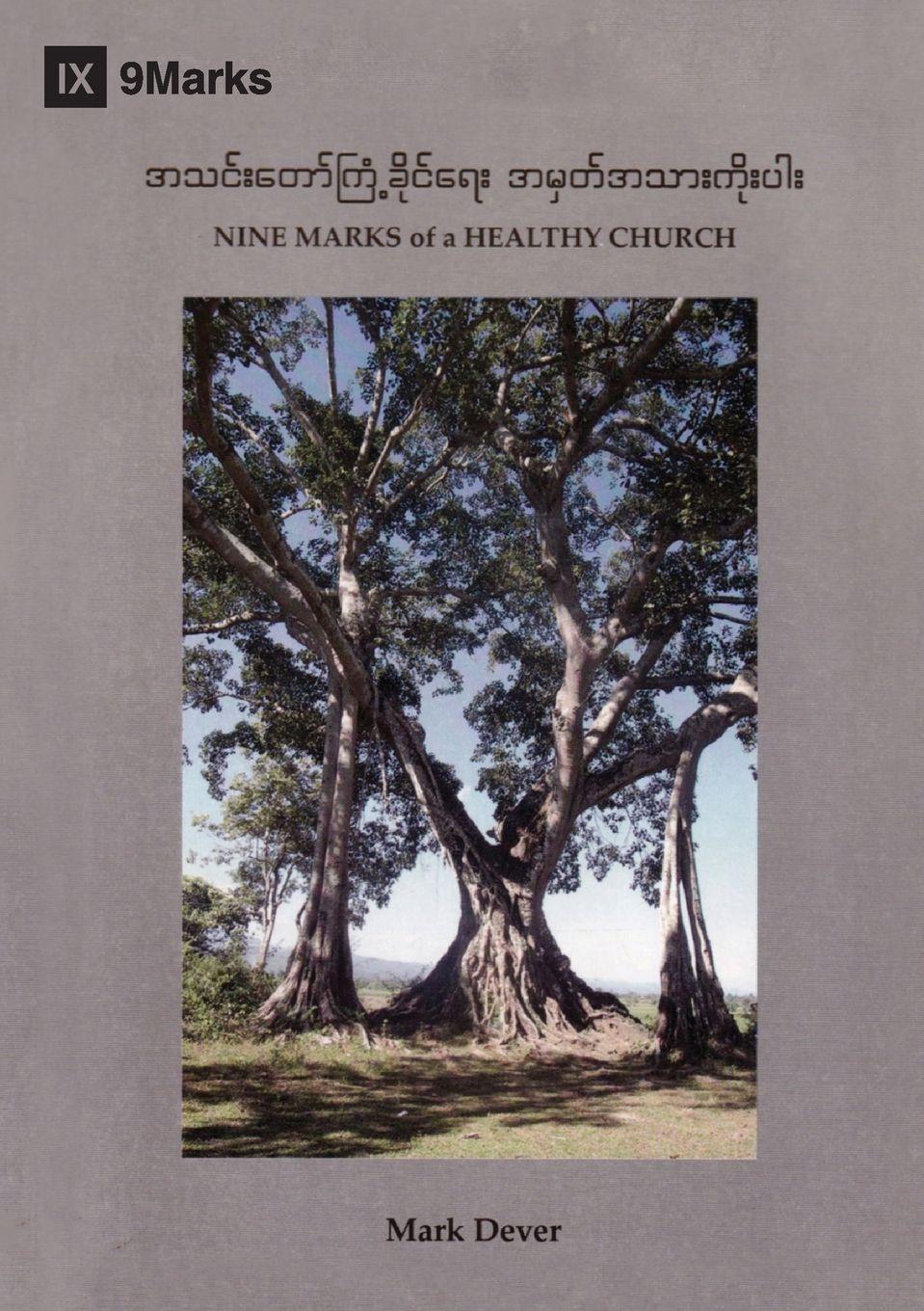 Vorderes Coverbild Nine Marks of a Healthy Church (Burmese)