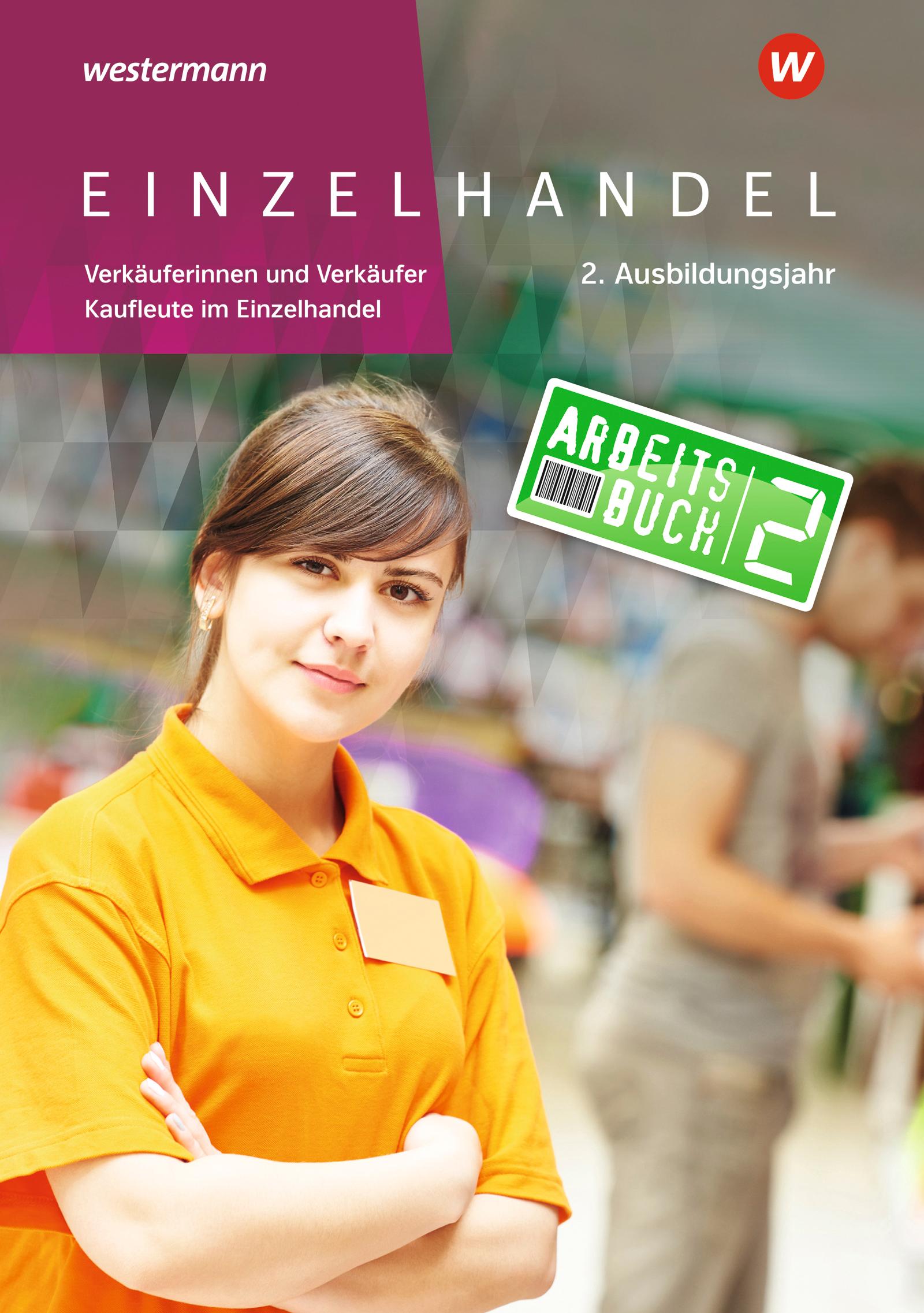 Vorderes Coverbild Einzelhandel. 2. Ausbildungsjahr: Arbeitsbuch