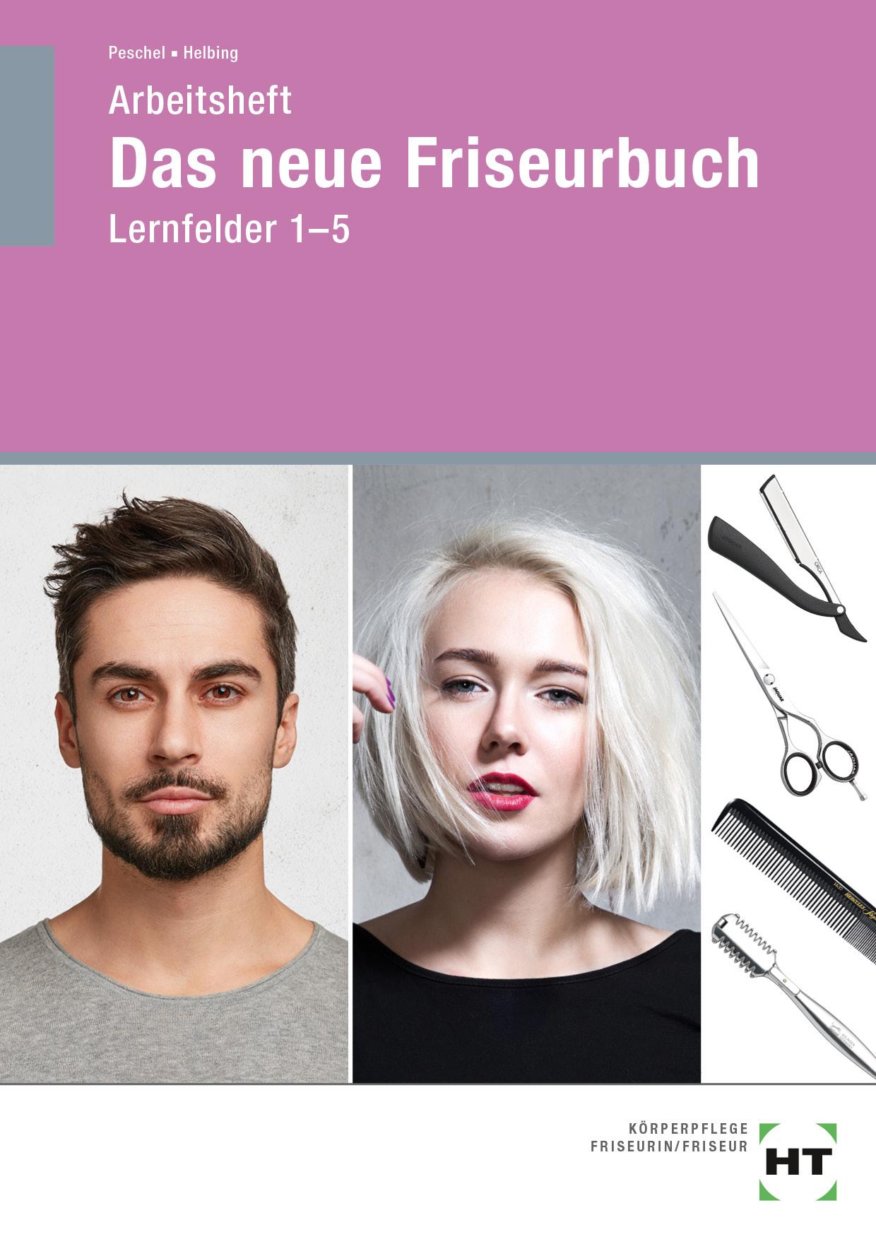 Vorderes Coverbild Arbeitsheft Das neue Friseurbuch