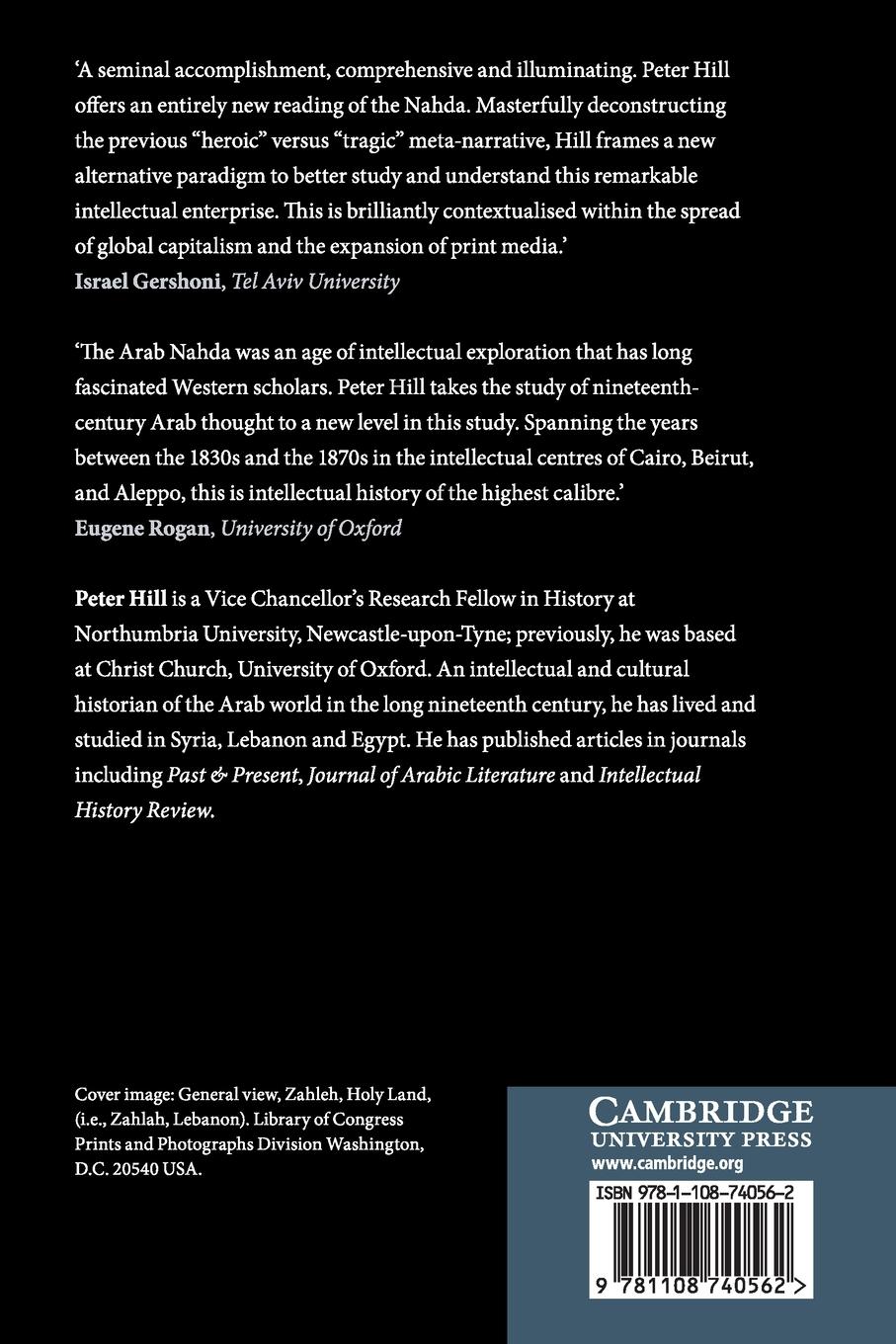 Rückseitencover Utopia and Civilisation in the Arab Nahda