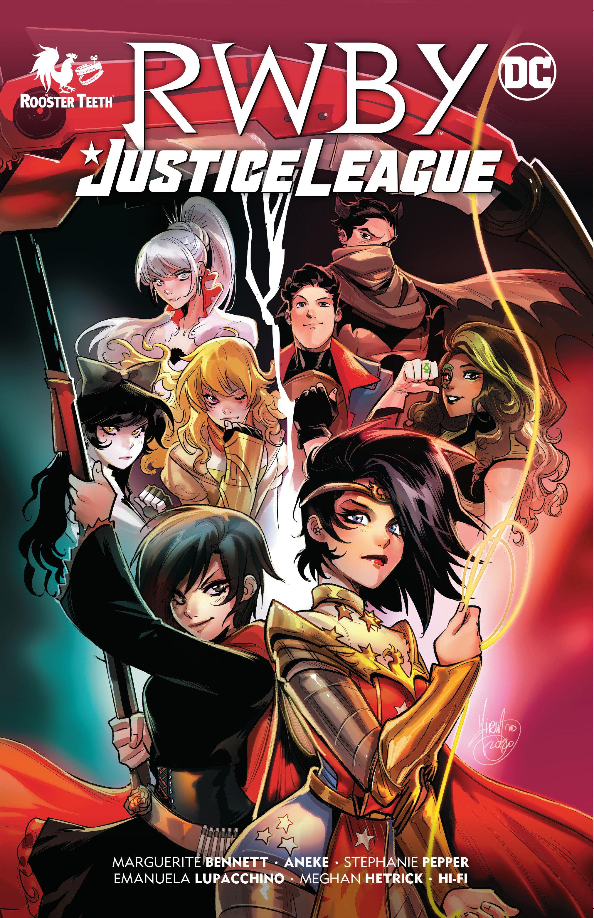 Vorderes Coverbild Rwby/Justice League