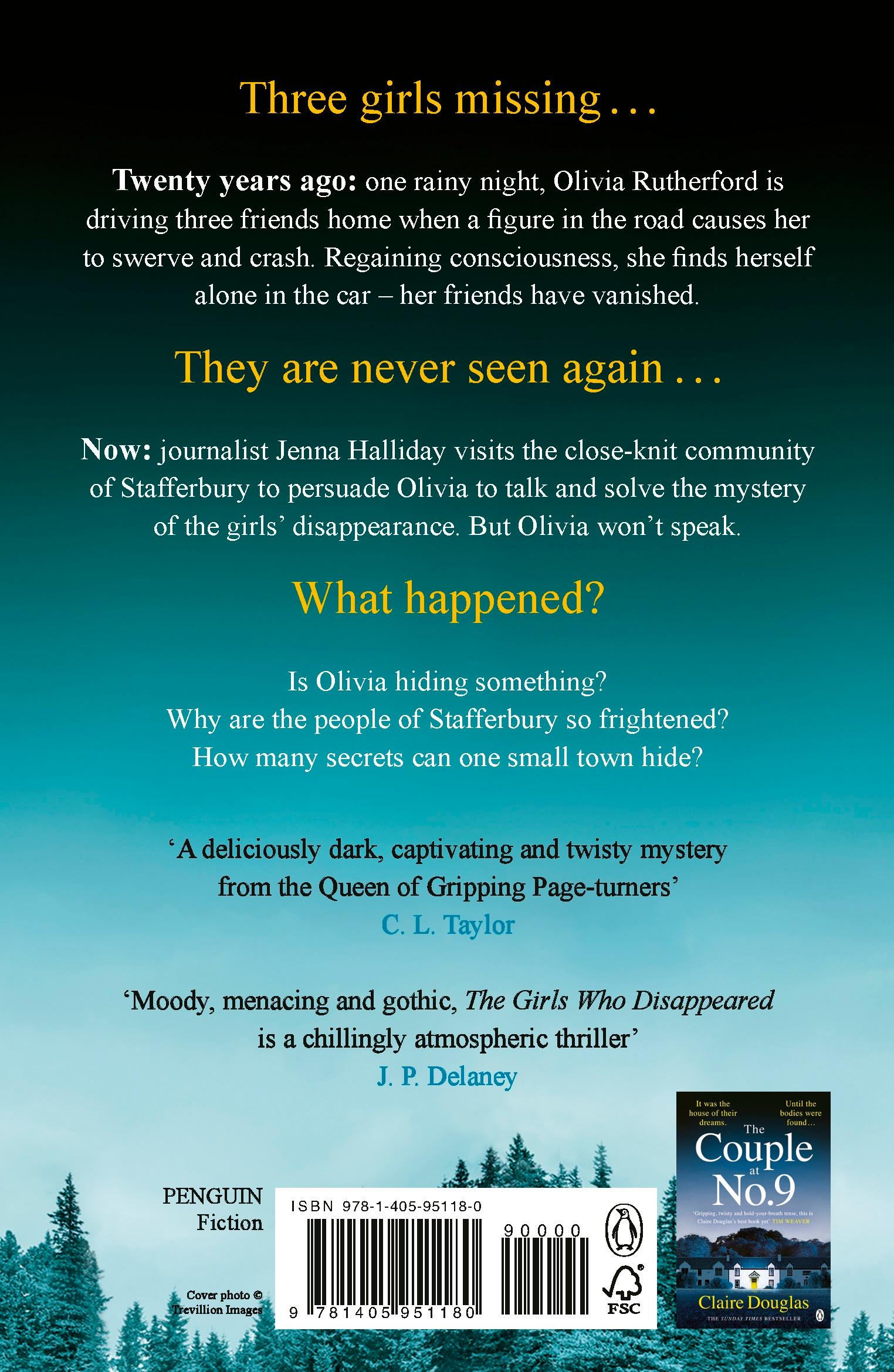 Rückseitencover The Girls Who Disappeared