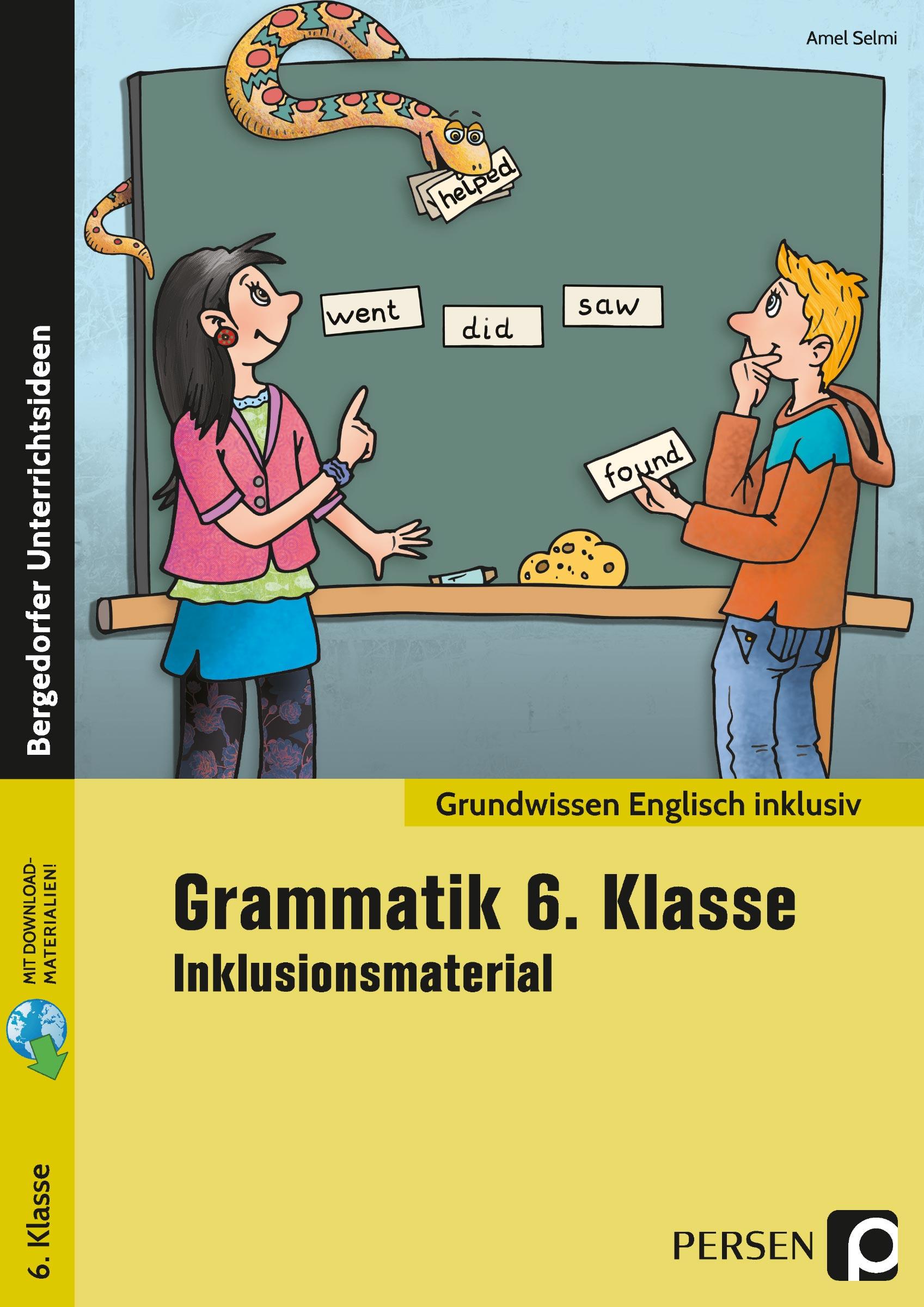 Vorderes Coverbild Grammatik 6. Klasse - Inklusionsmaterial Englisch