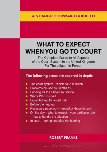 Vorderes Coverbild A Straightforward Guide To What To Expect When You Go To Court